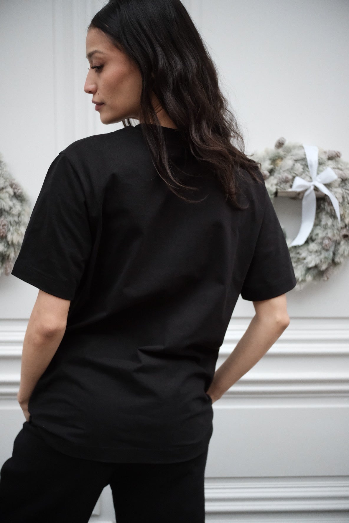 Miamor unisex T-shirt zwart - logo op de voorkant