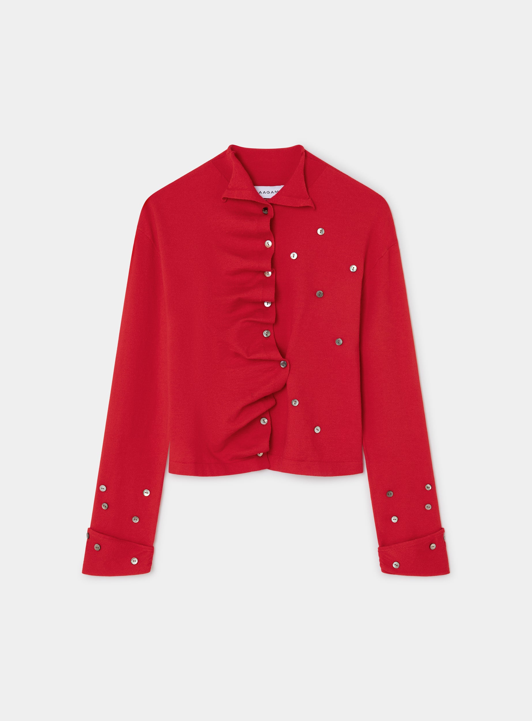 Fia buttoned cardigan - Red
