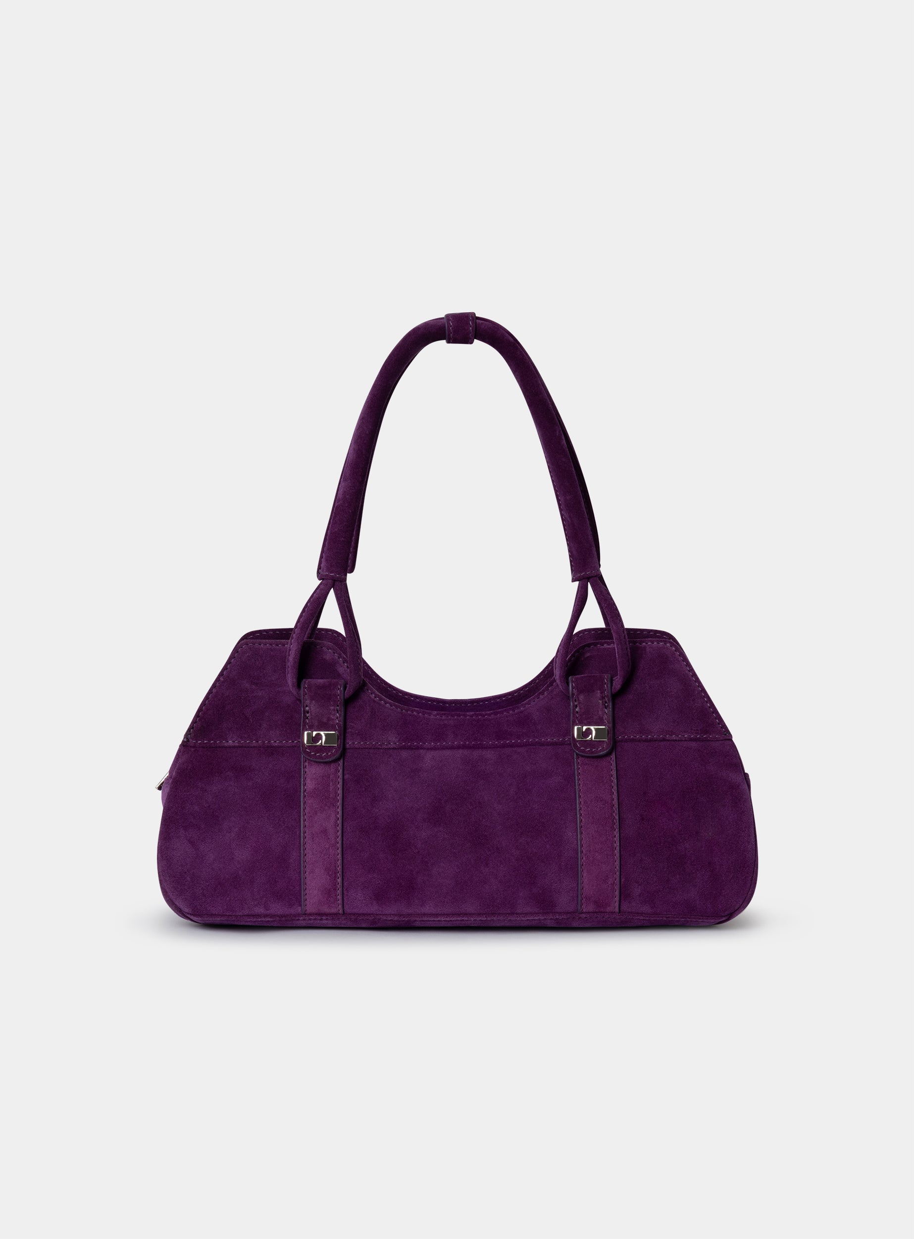 Jane suede bag - Aubergine