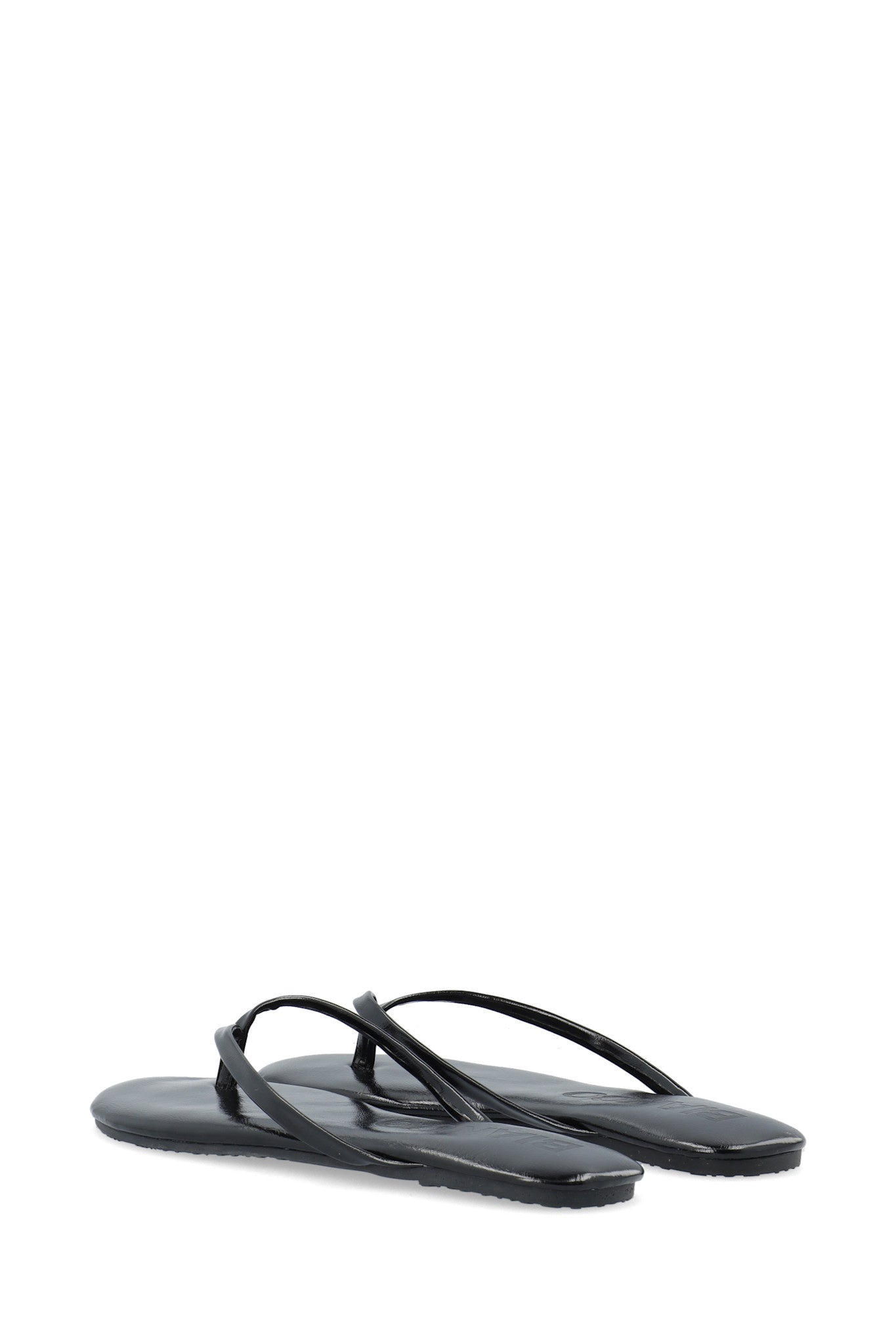 BIAMEXICO Flip Flop Kunstleer - Zwart