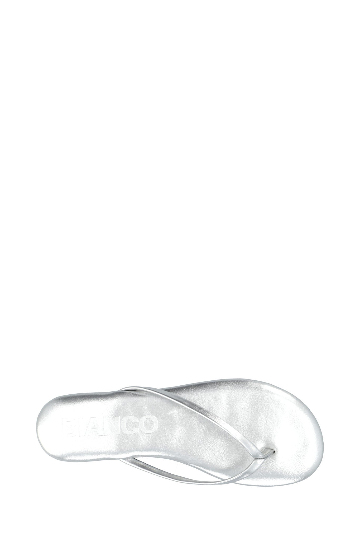 BIAMEXICO Flip Flop Kunstleer - Zilver
