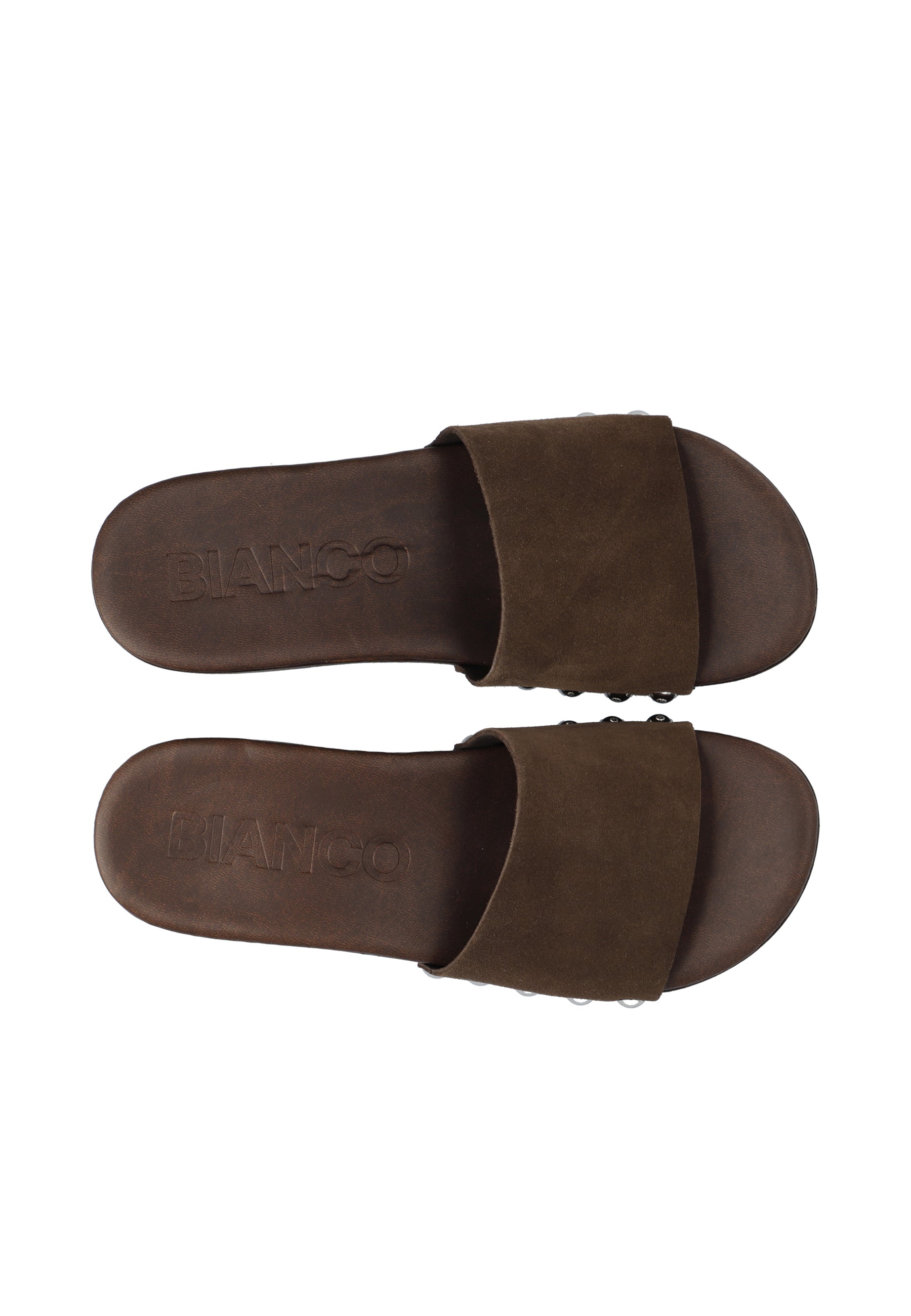 Biaaudrey slide clog suede - Brown
