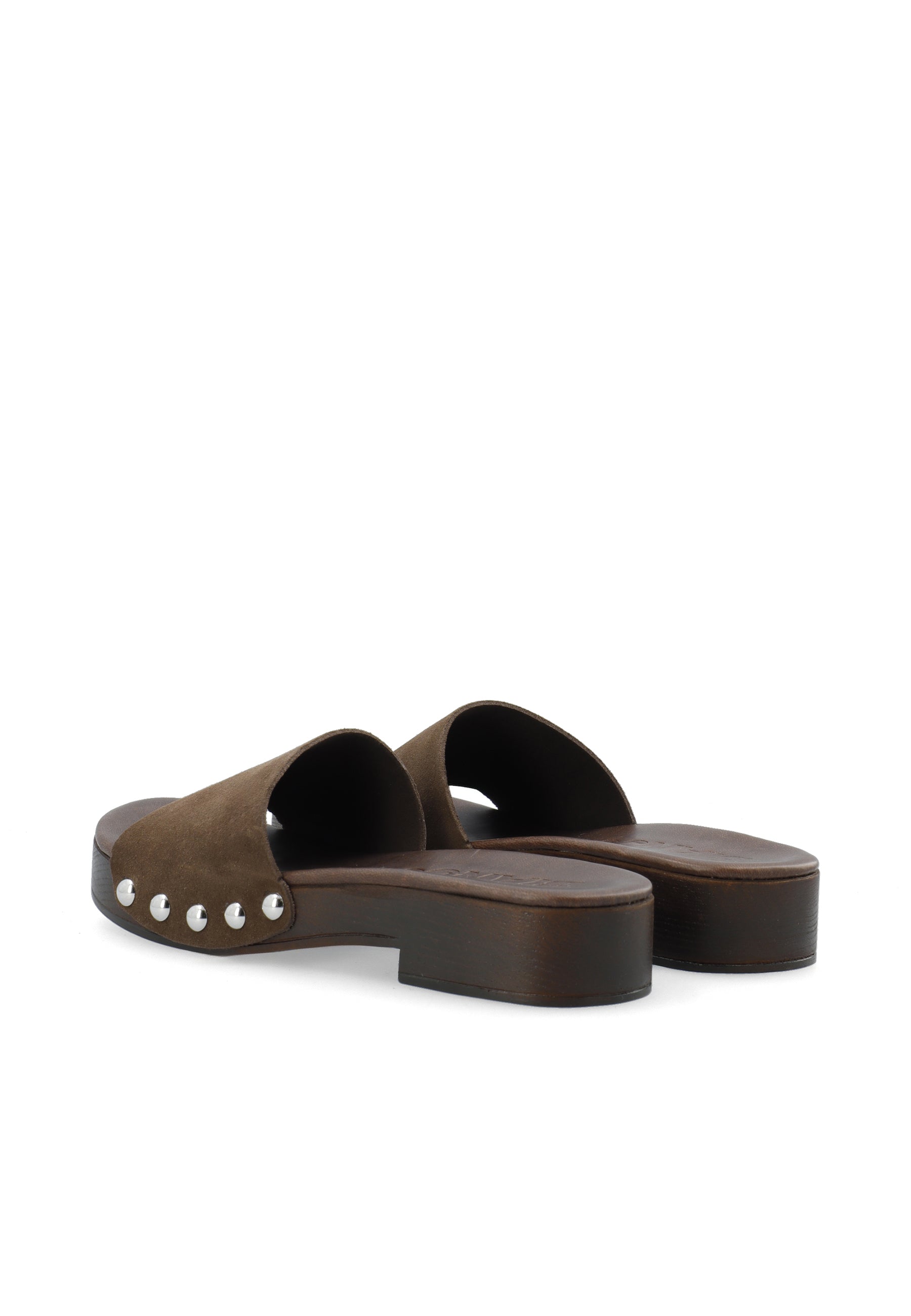 Biaaudrey slide clog suede - Brown