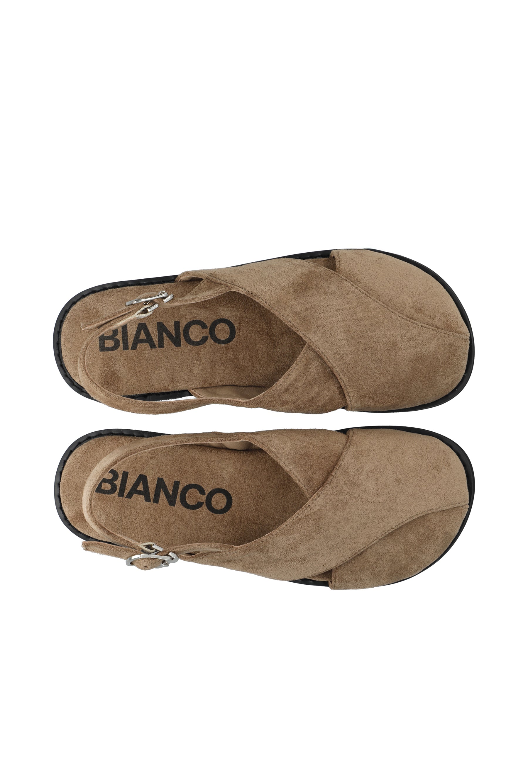 Bialemon cross mule slingback faux leather - Sand
