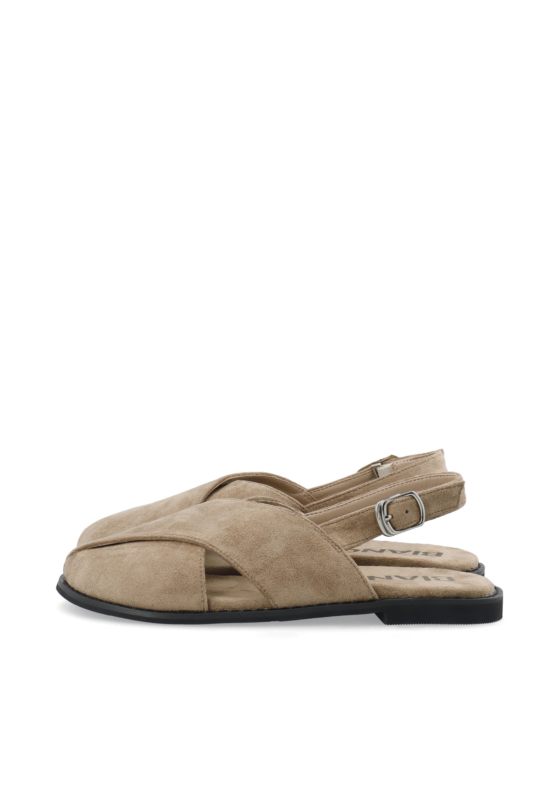 Bialemon cross mule slingback faux leather - Sand
