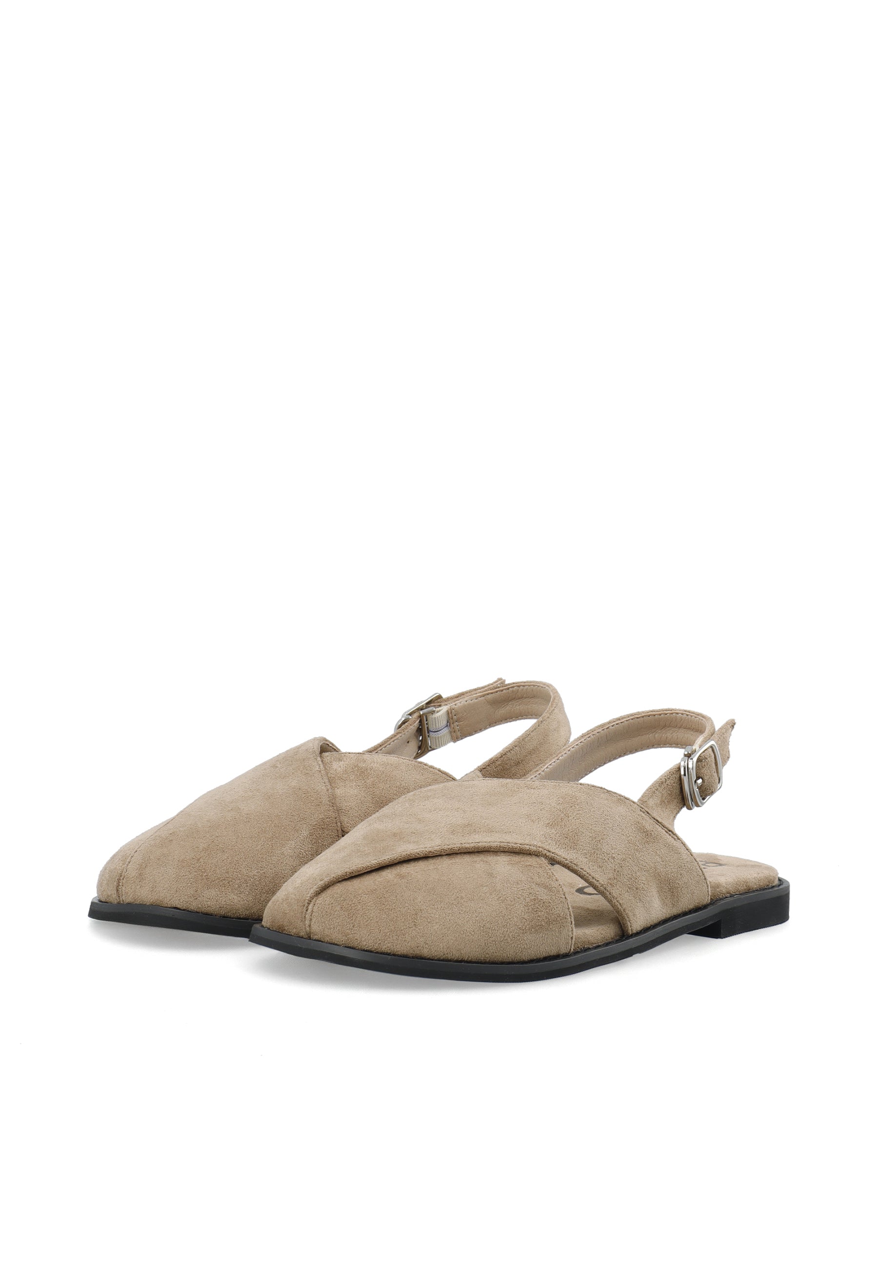 Bialemon cross mule slingback faux leather - Sand