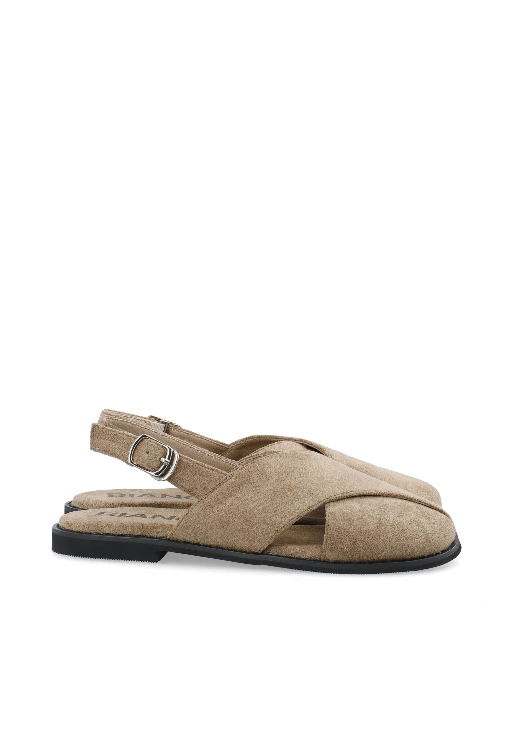 Bialemon cross mule slingback faux leather - Sand