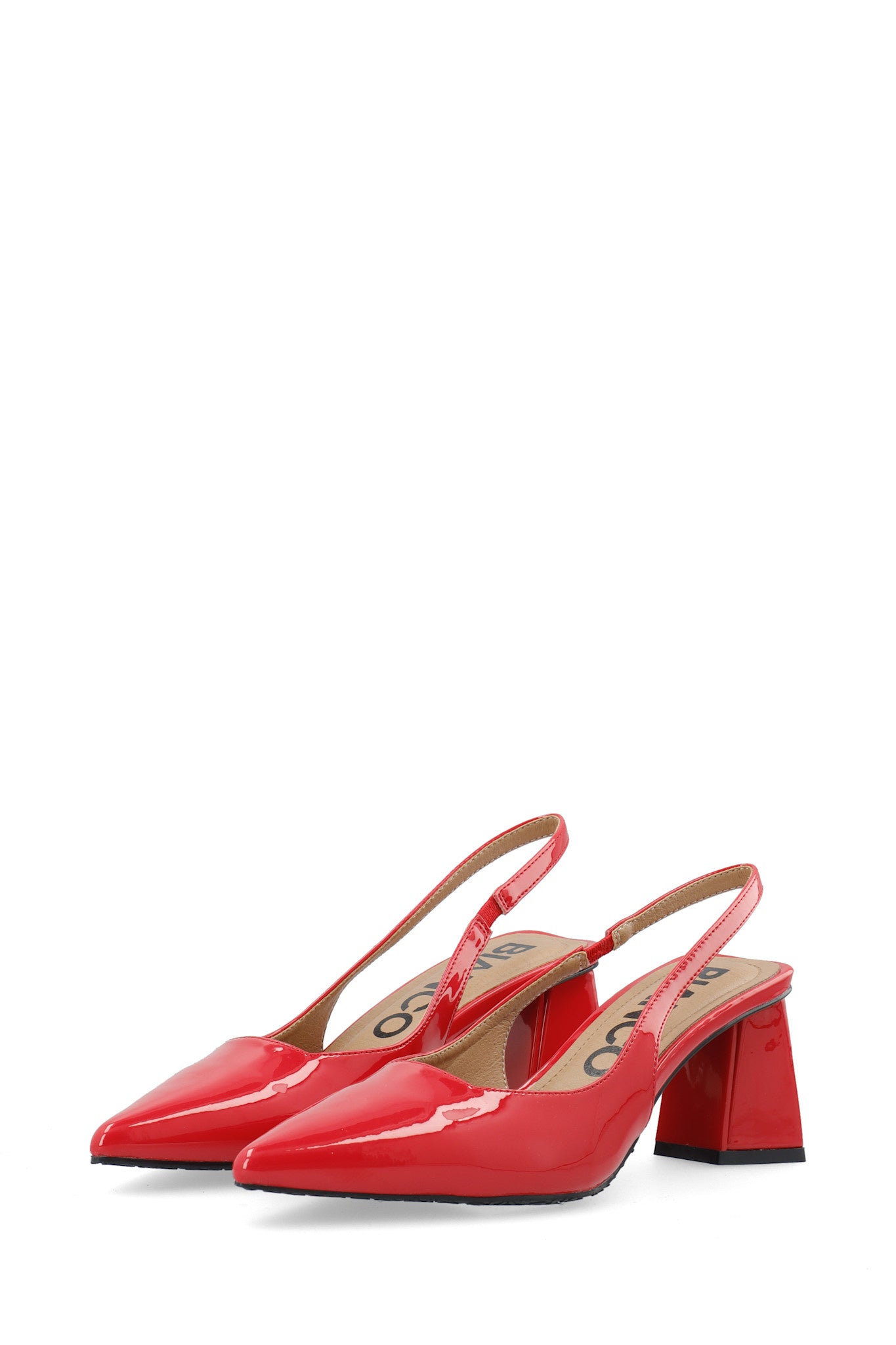 BIAMARALYN Slingback Patent - Rood