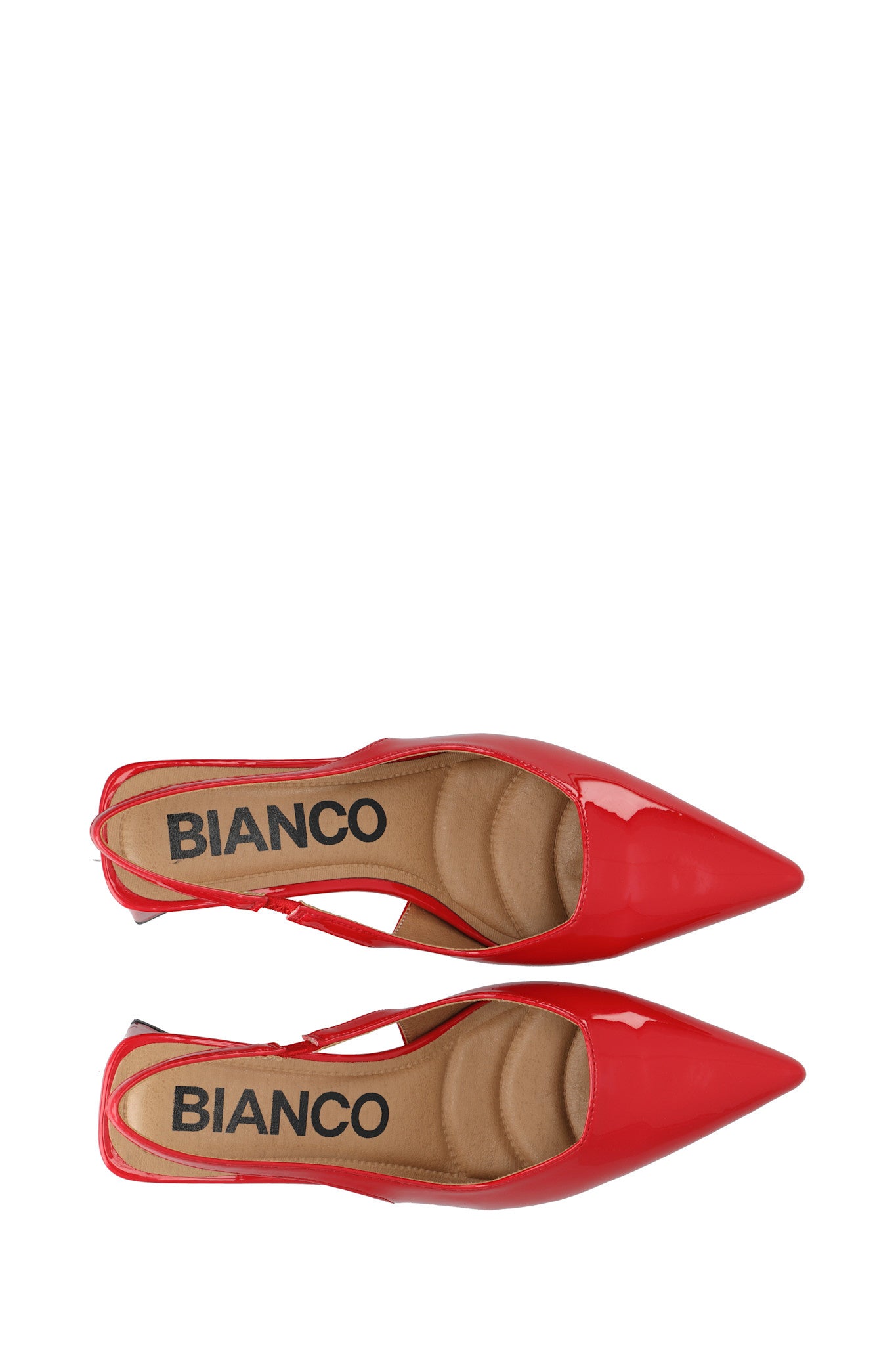 BIAMARALYN Slingback Patent - Rood