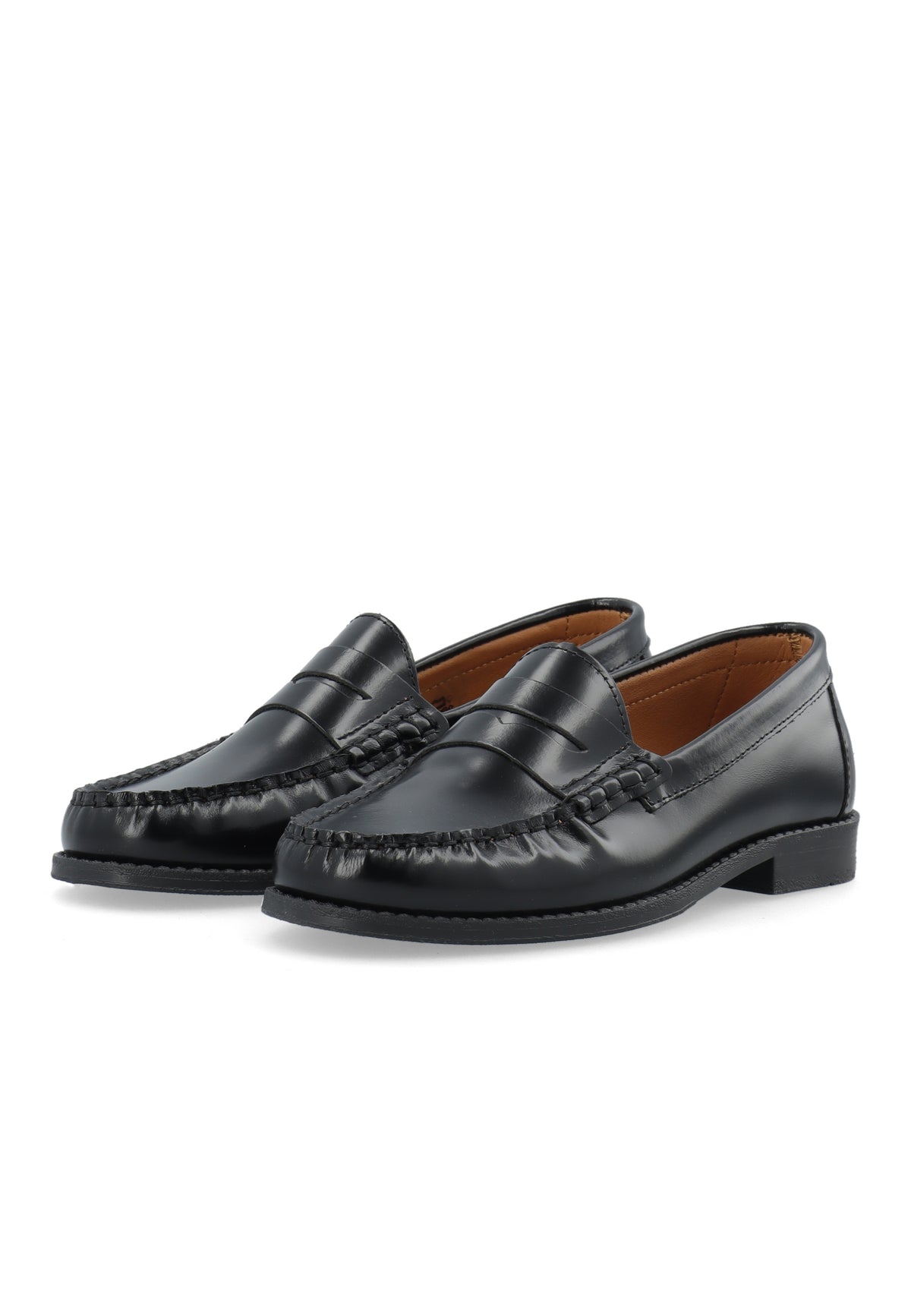 Biapop penny loafer polido - Black