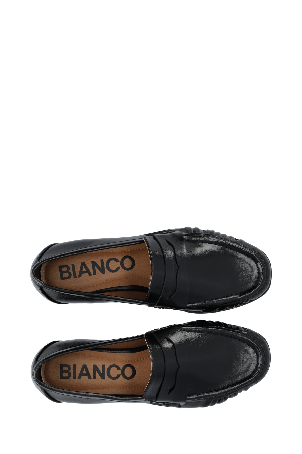Biacarma penny loafer - Black