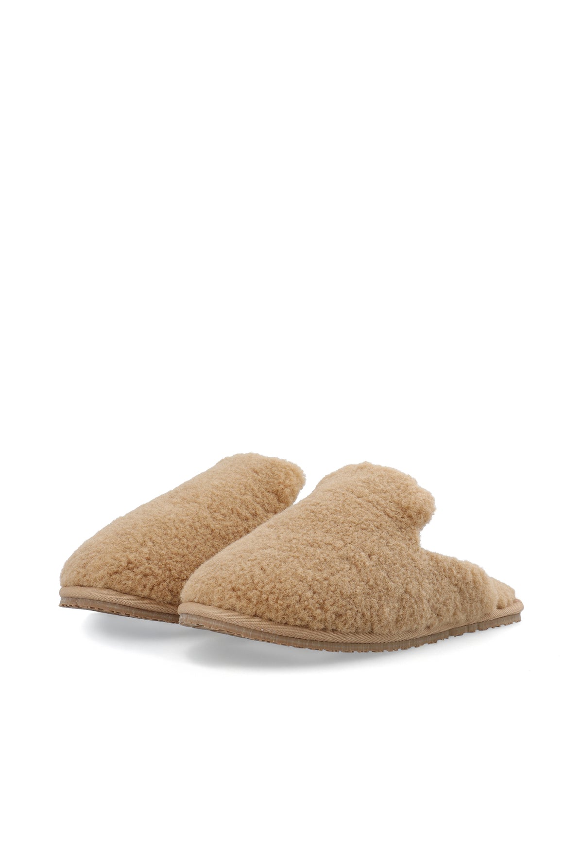 BIAHOMIE Slipper Teddy Fur - Cognac