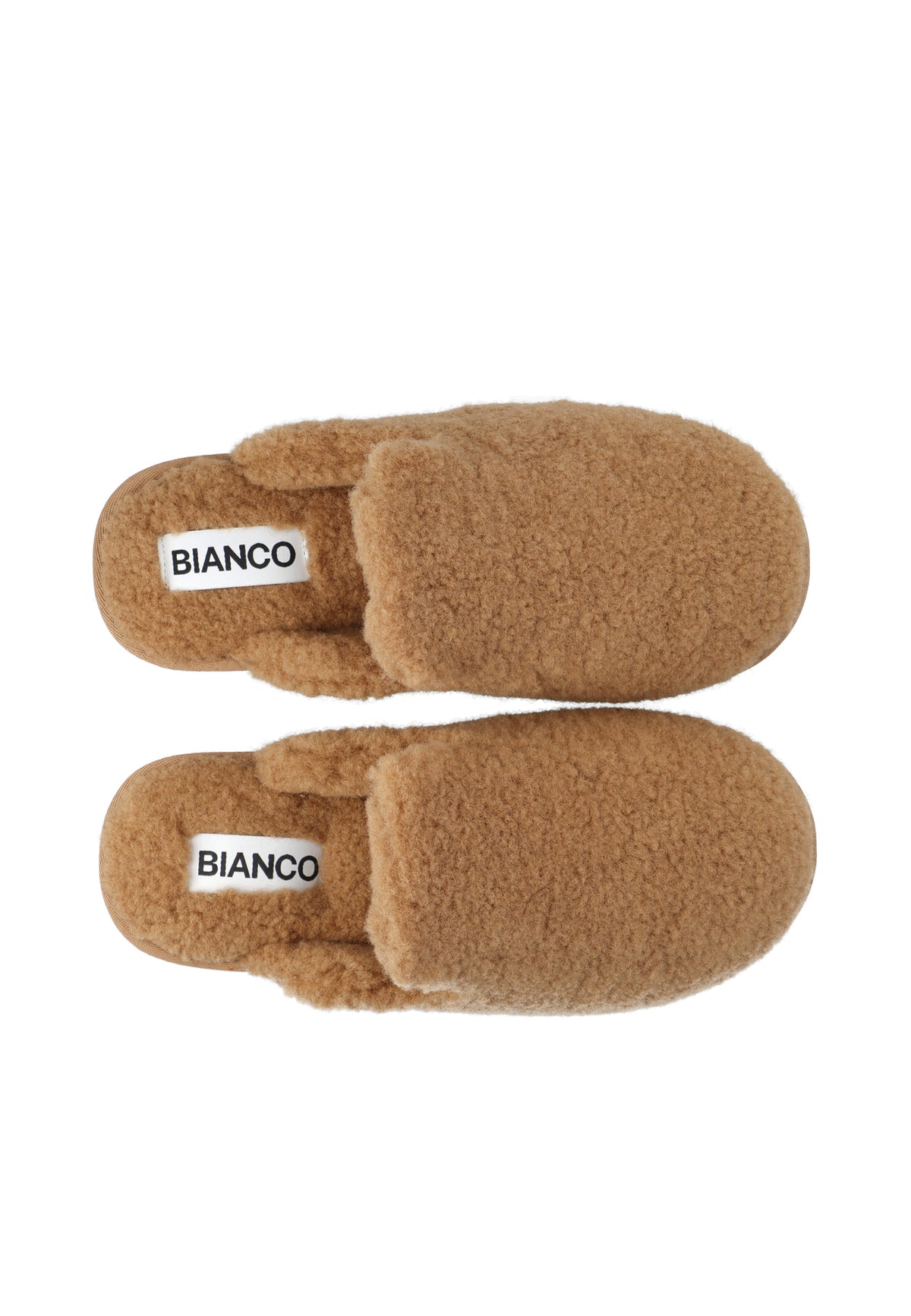 BIAHOMIE Slipper Teddy Fur - Cognac