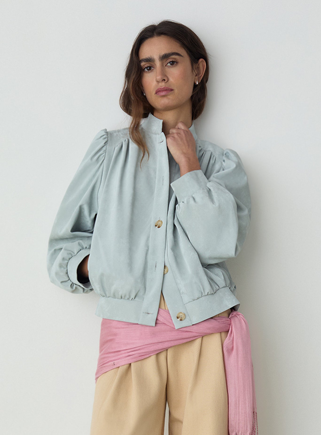 Roby bomber jacket - Light blue