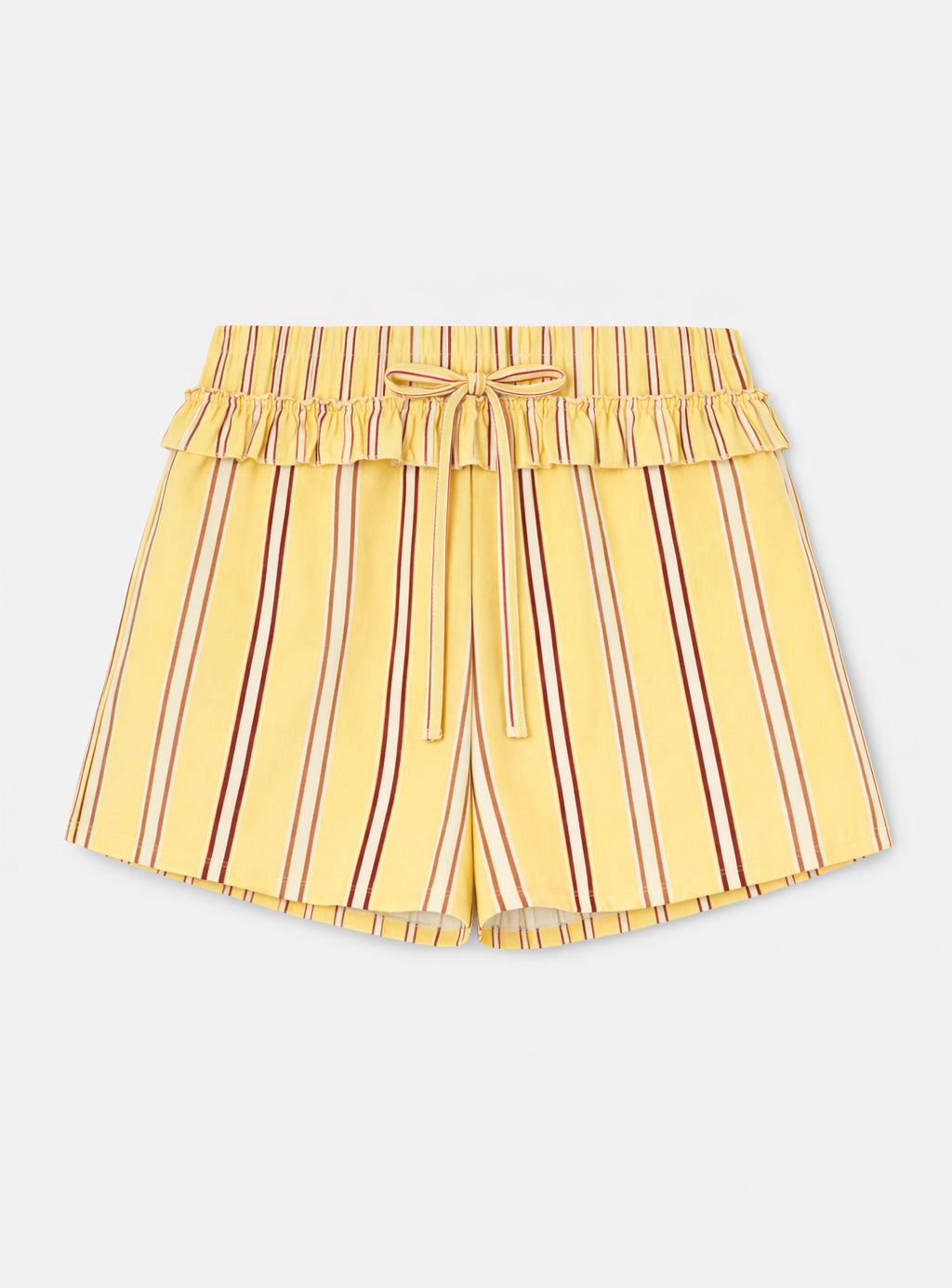 Caos poplin boxer pants - Butter stripes