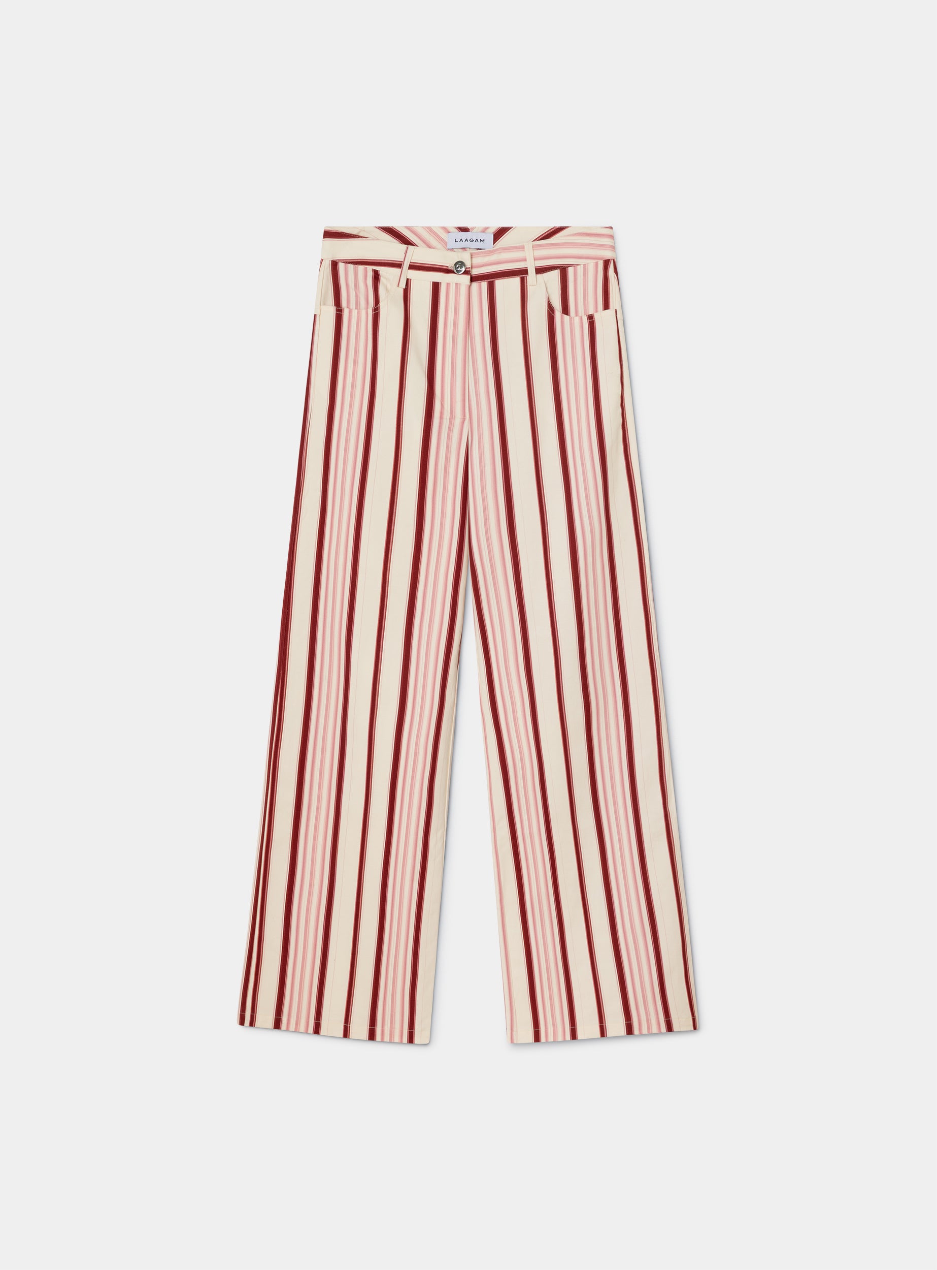 Leroy twill pants- Pink stripes