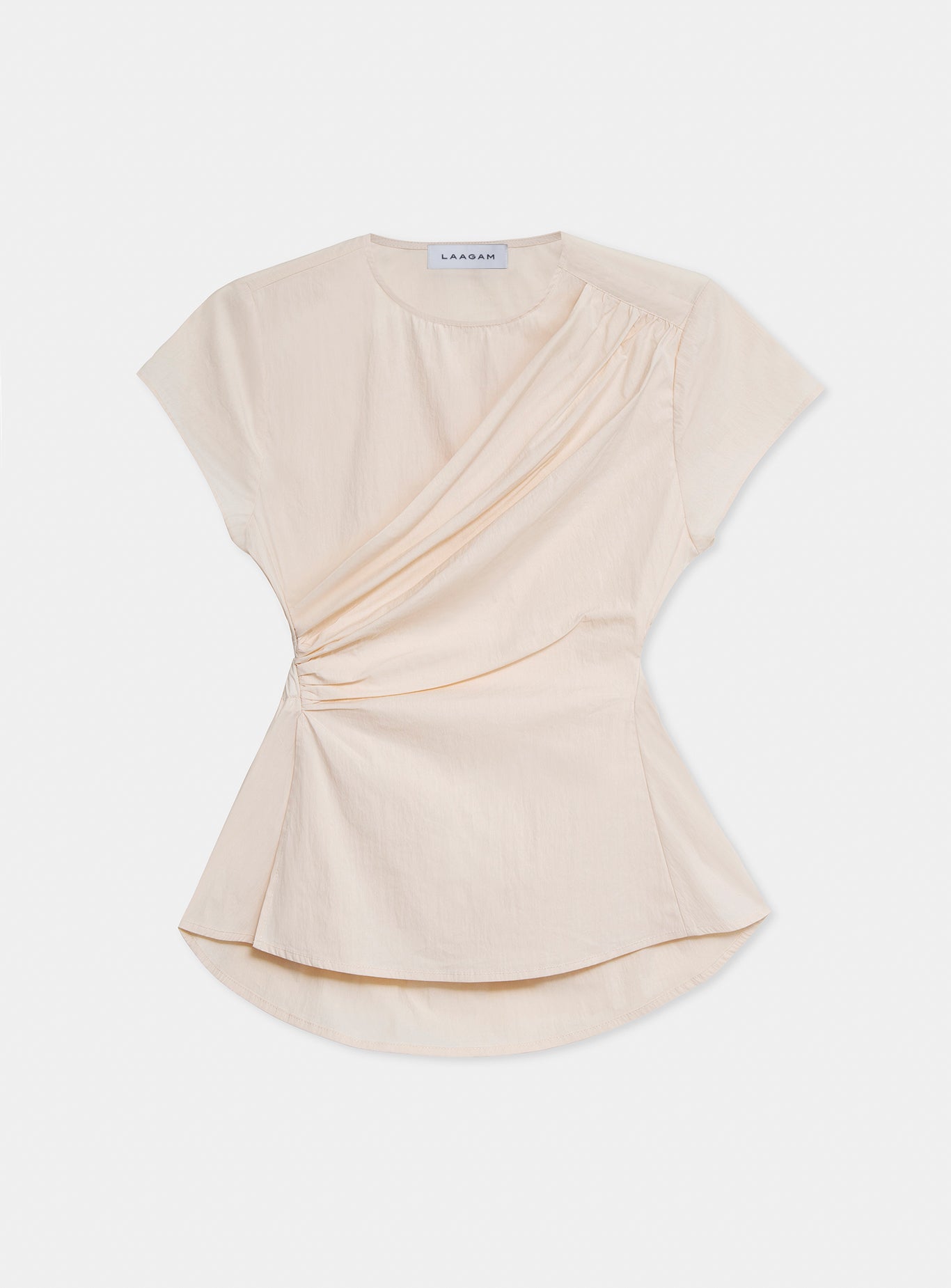 Raven asymmetric blouse - White