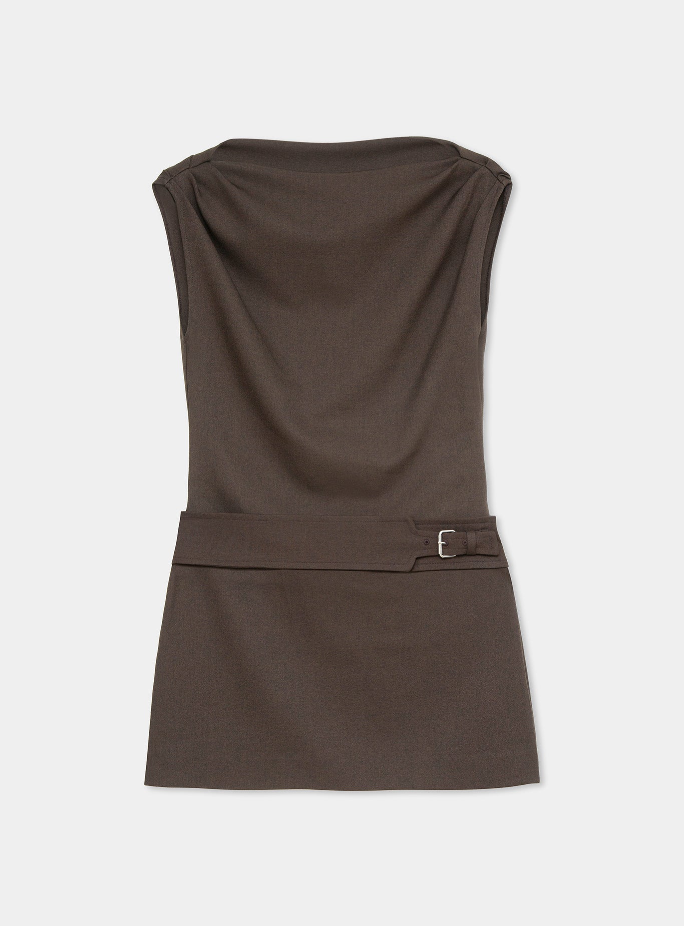 Zola short dress - Brown