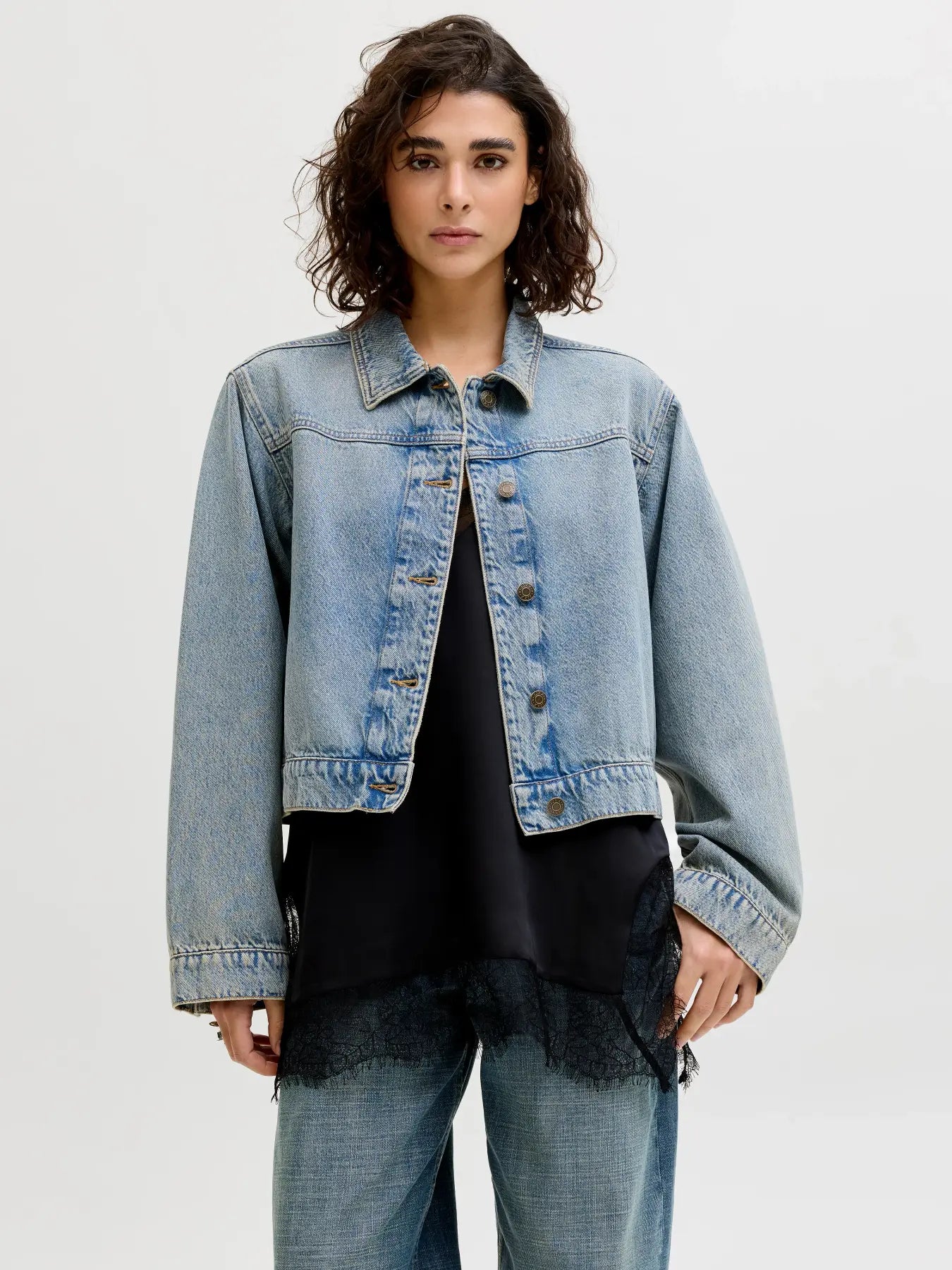 JXNORMA JACKET DENIM - LIGHT BLUE DENIM
