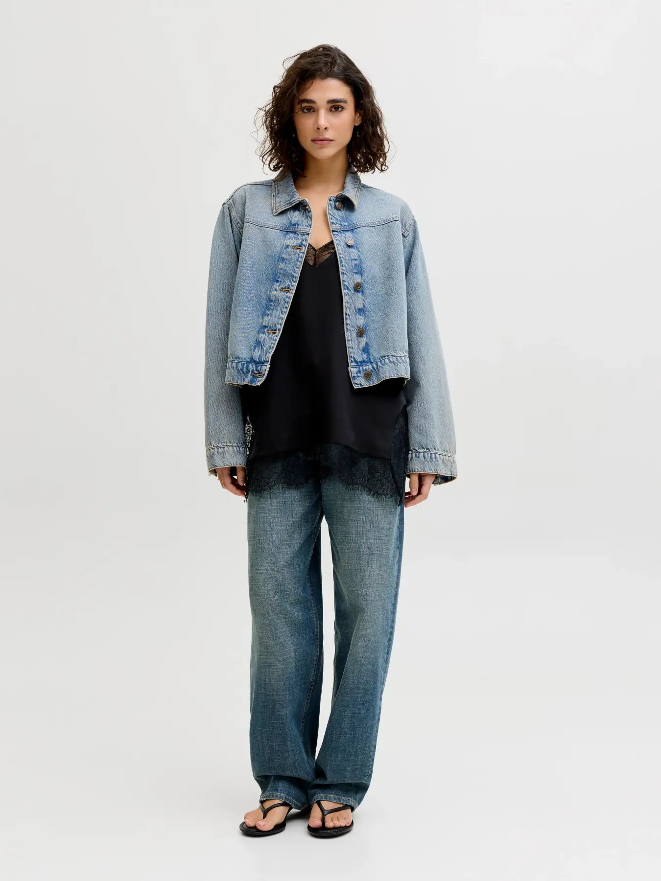 JXNORMA JACKET DENIM - LIGHT BLUE DENIM