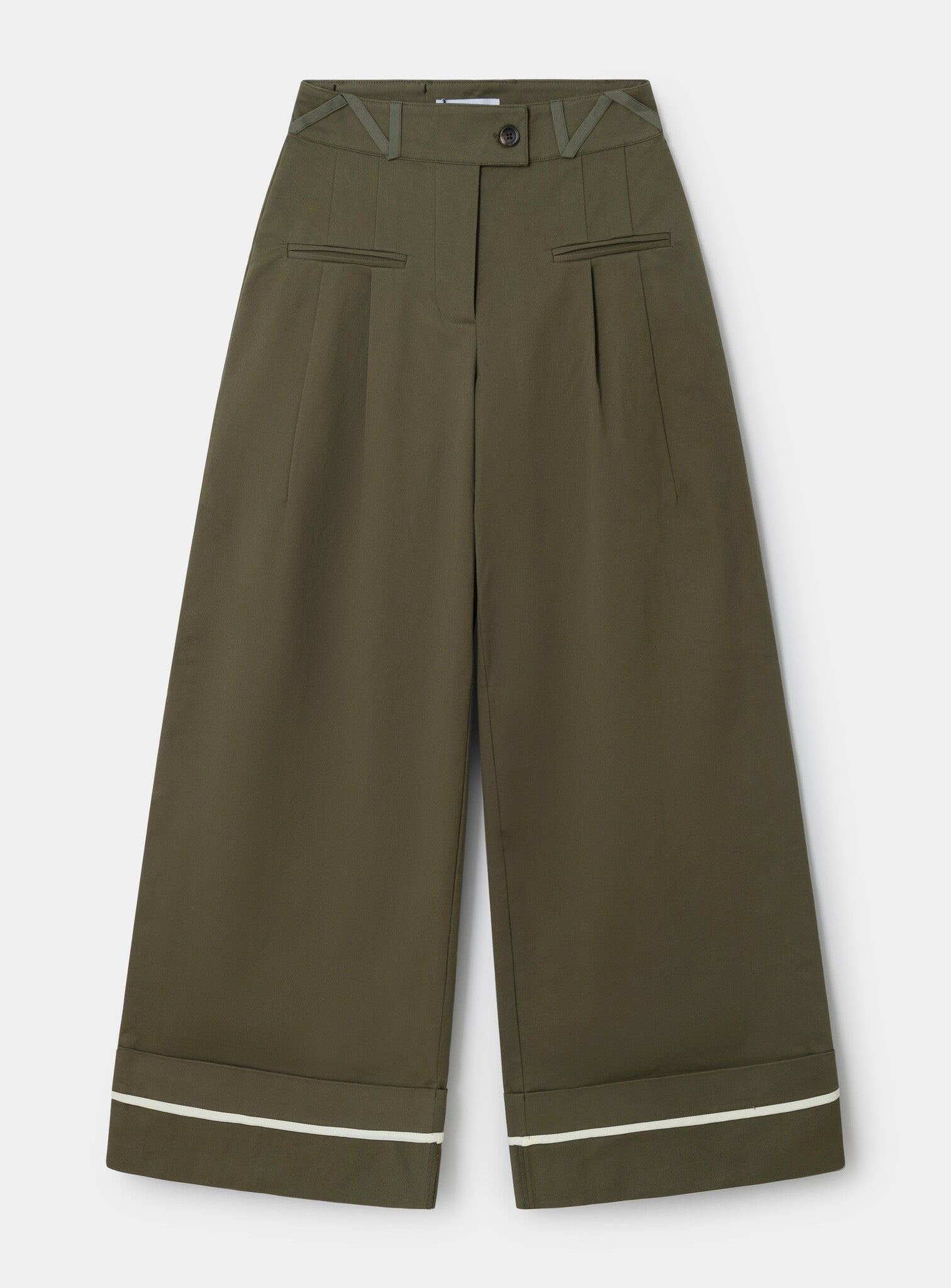 Jet getailleerde broek - Khaki