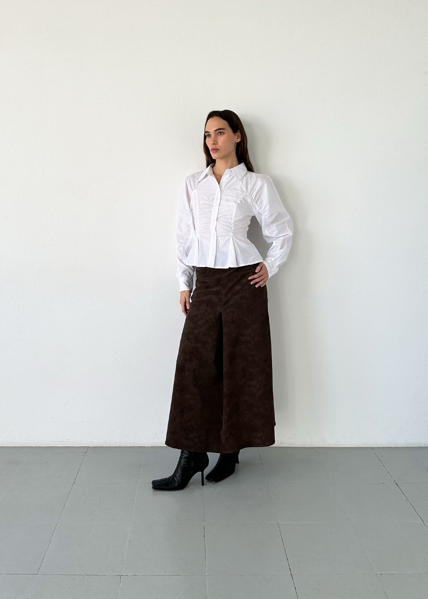 Belleville rushed shirt - Wit