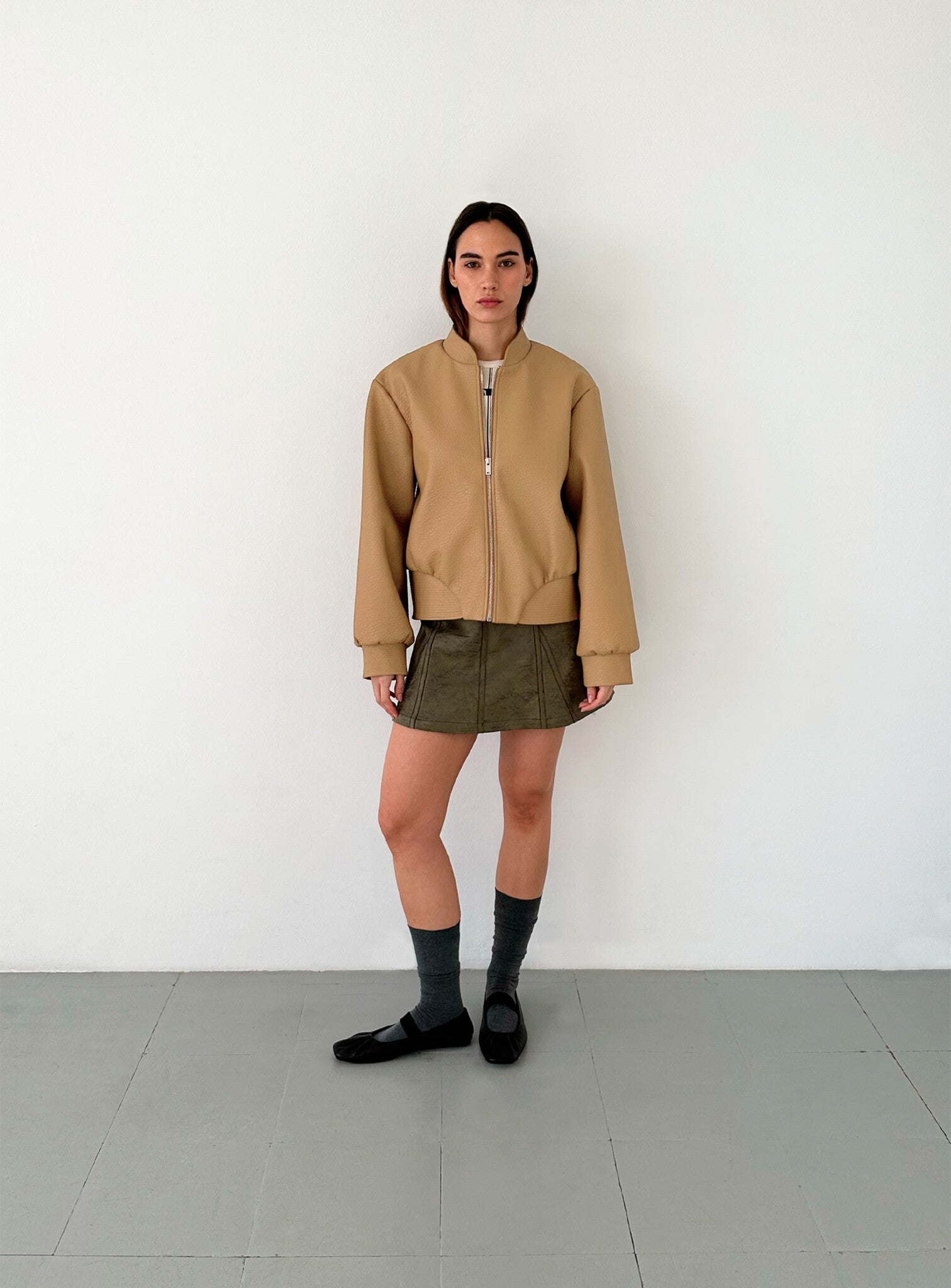 Freya bomber jacket - Camel