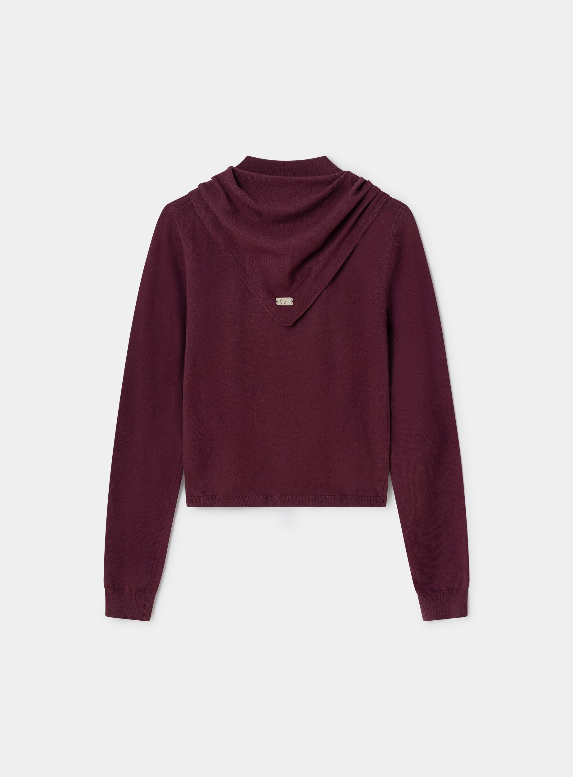 Frida zipper knit - Plum