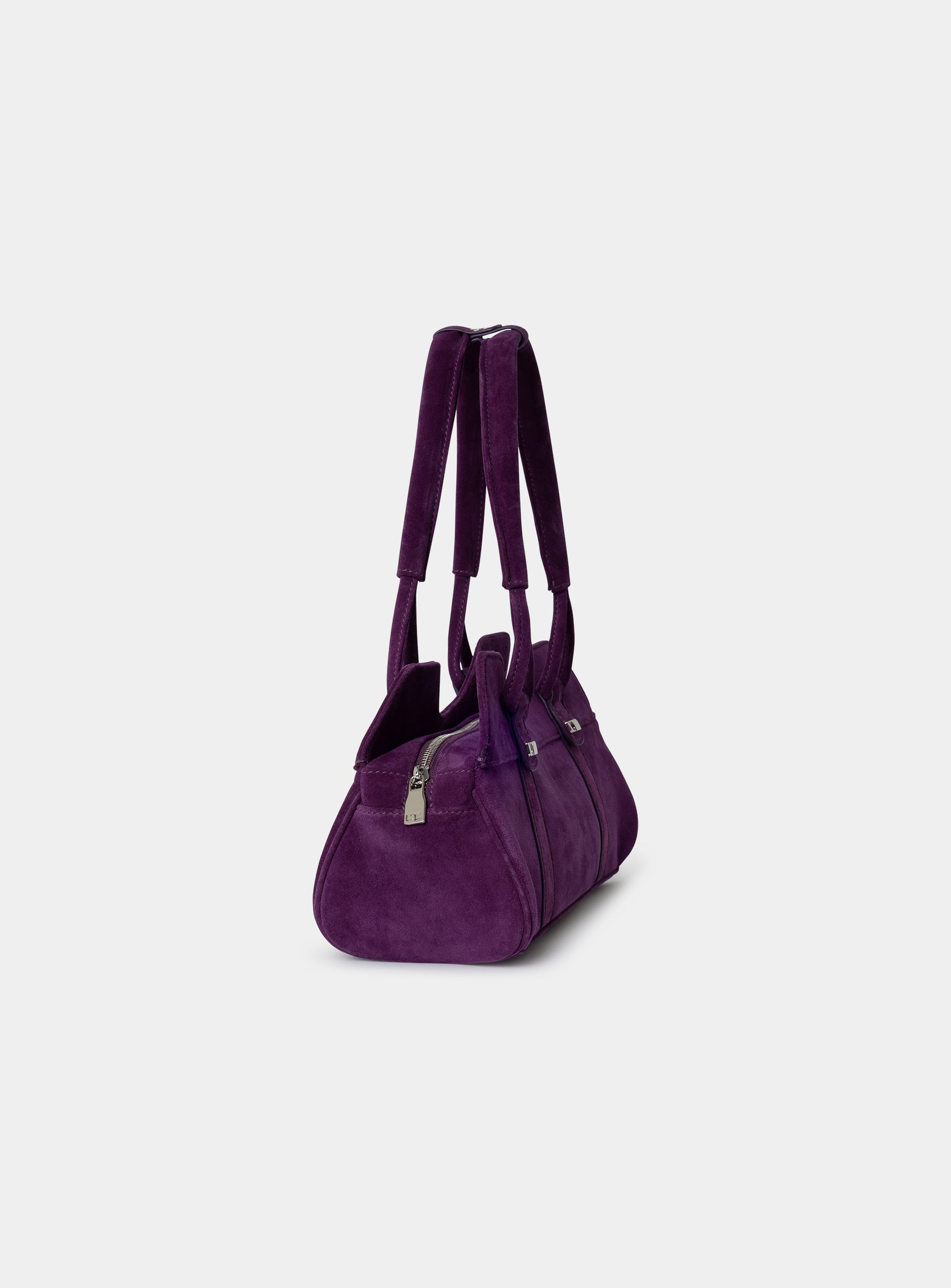 Jane suede bag - Aubergine
