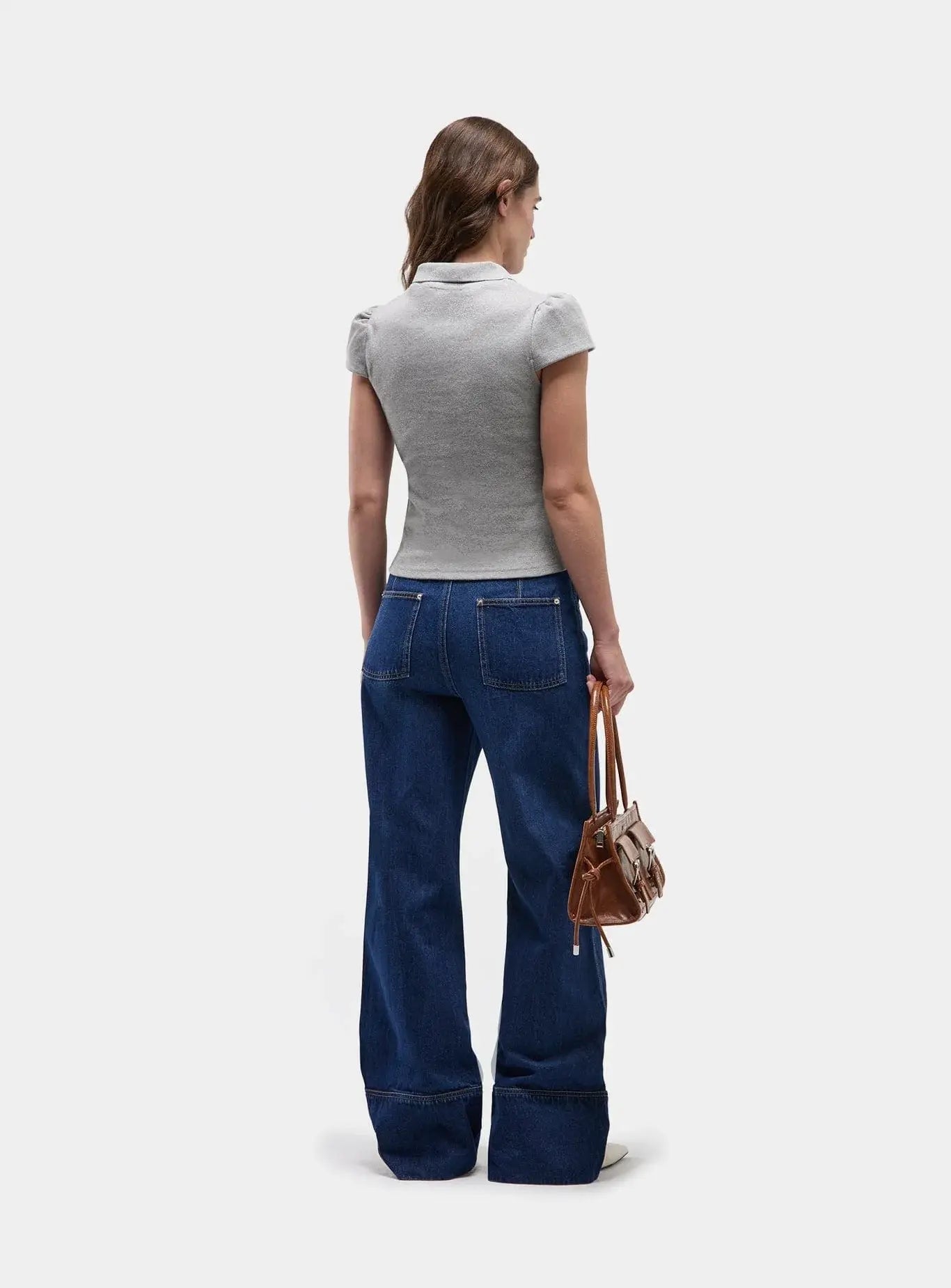 Erya polo T-shirt - Grey