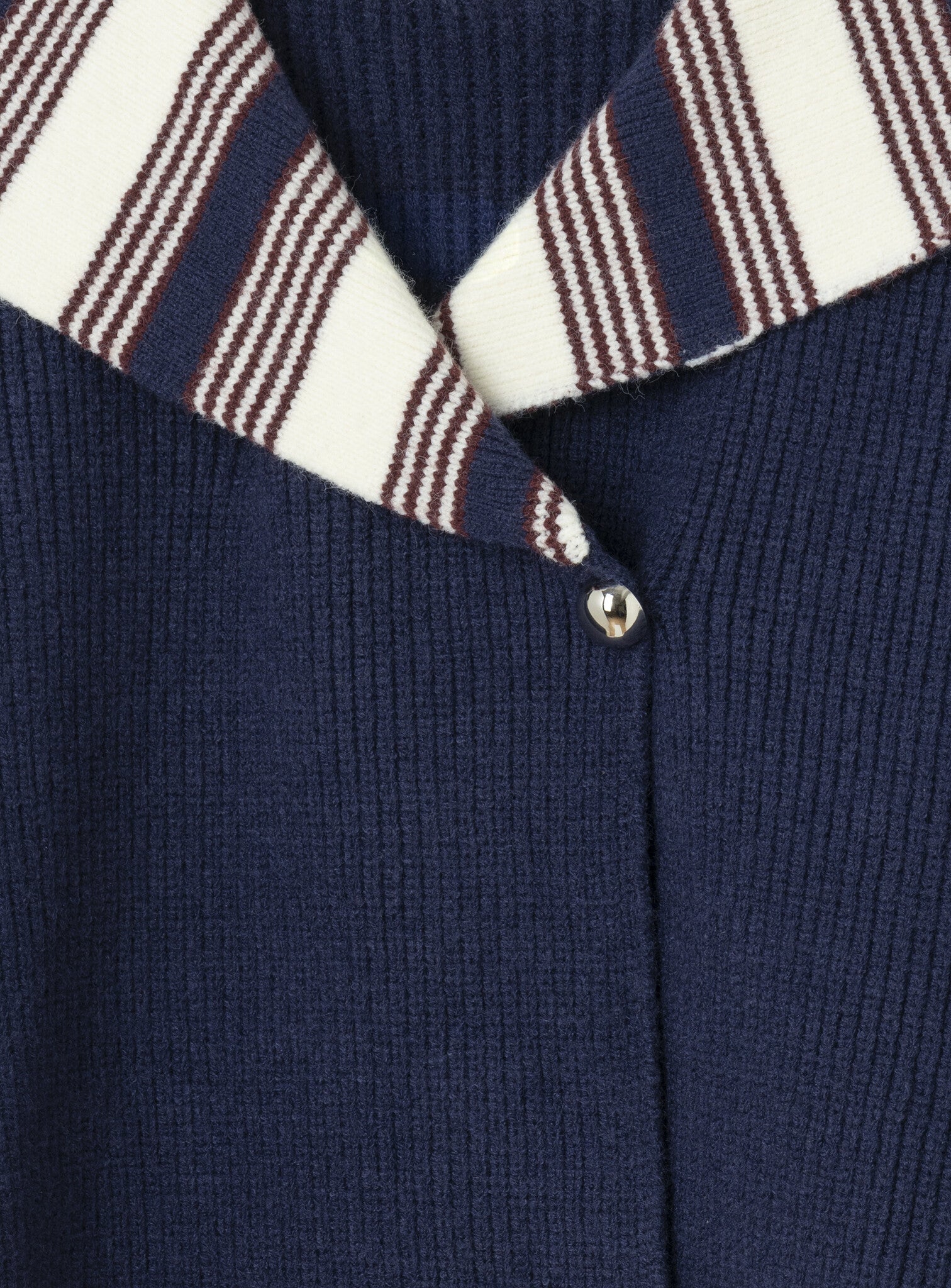 Napels gebreide trui - Marineblauw