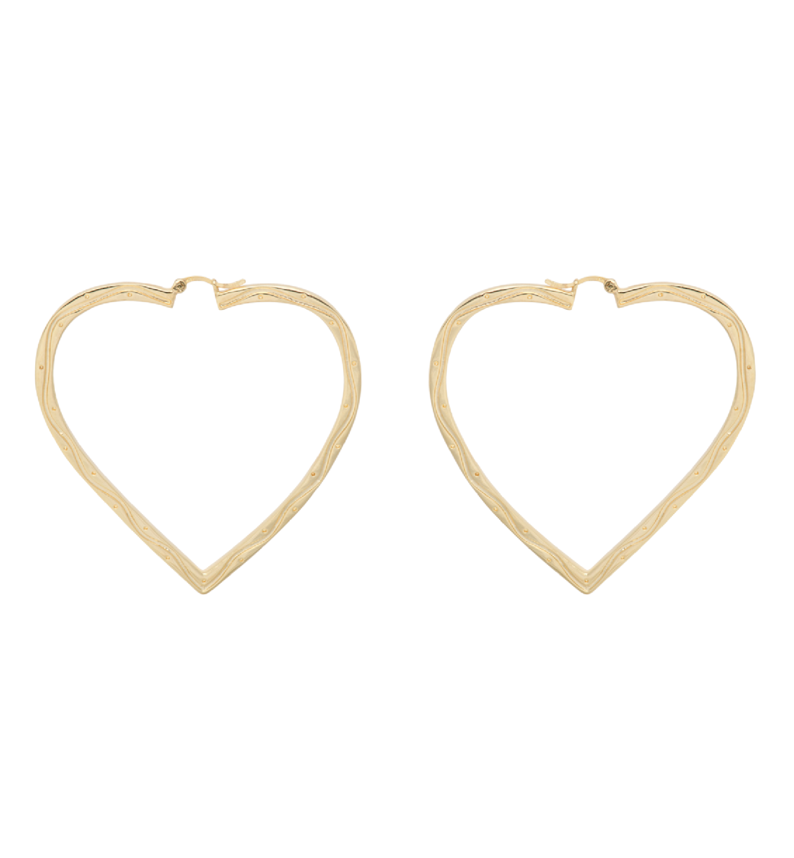 Funky Love oorringen - Verguld