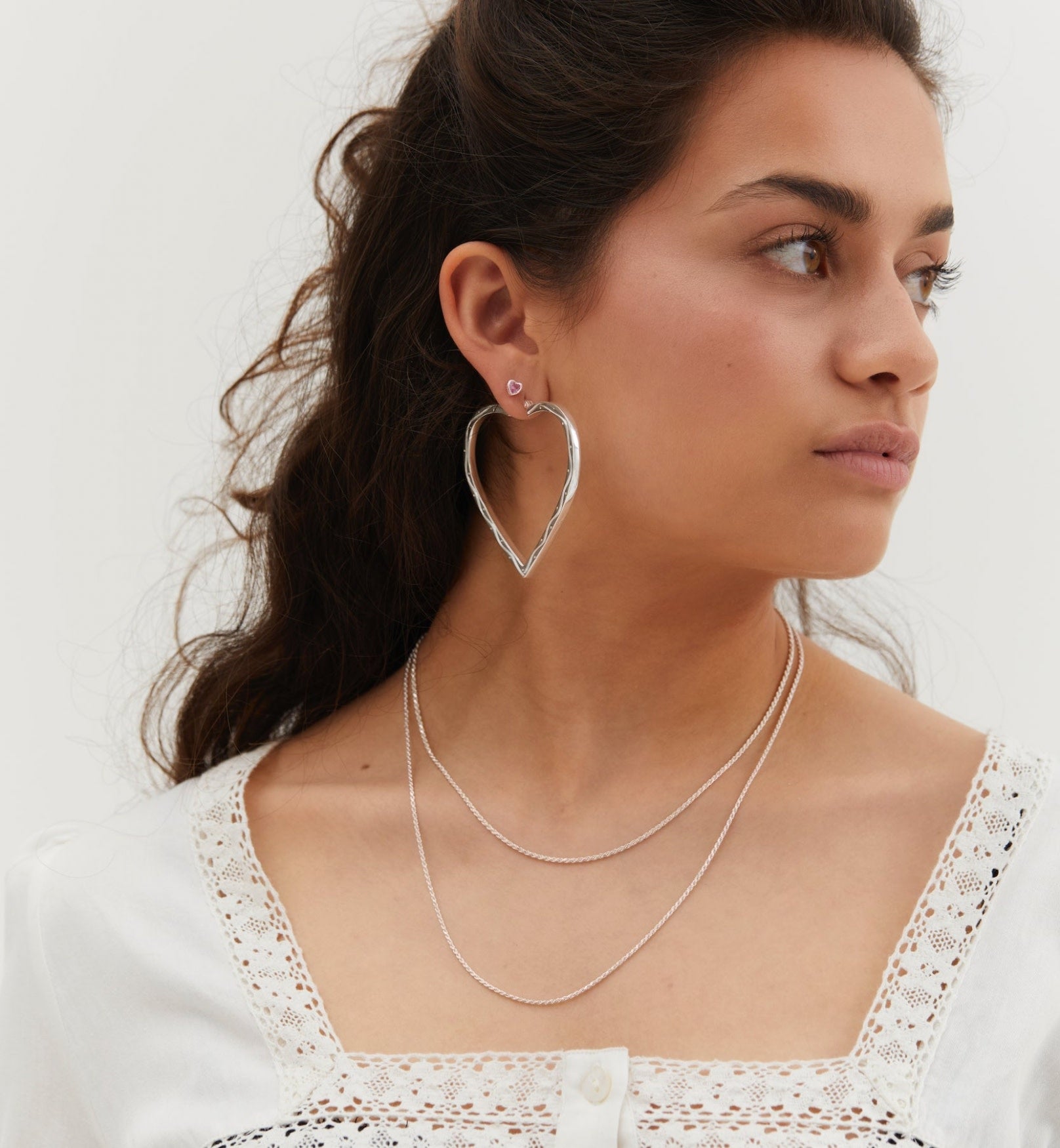 Funky Love oorringen - zilver