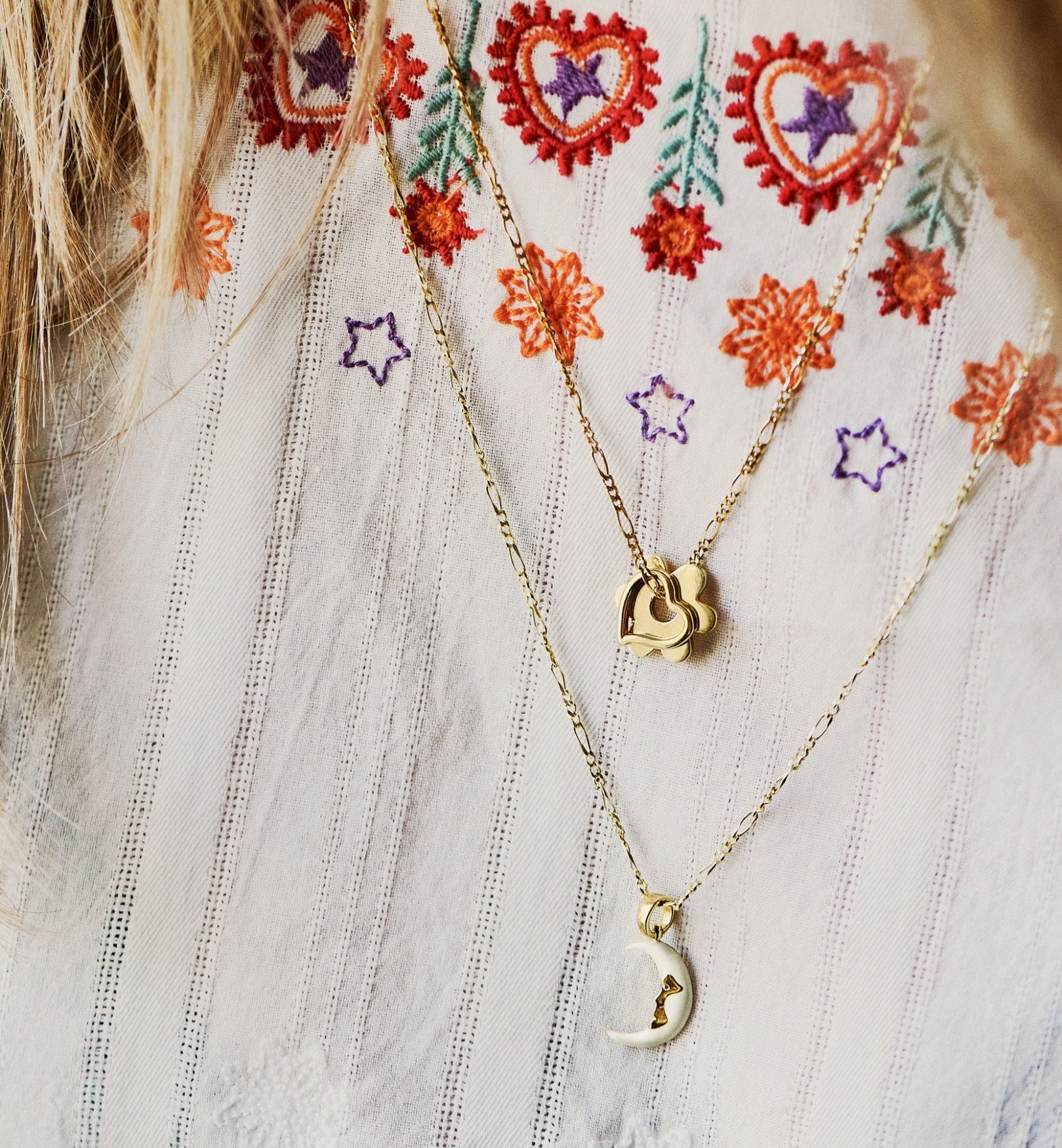 Plain Heart Charm - Gold Plated