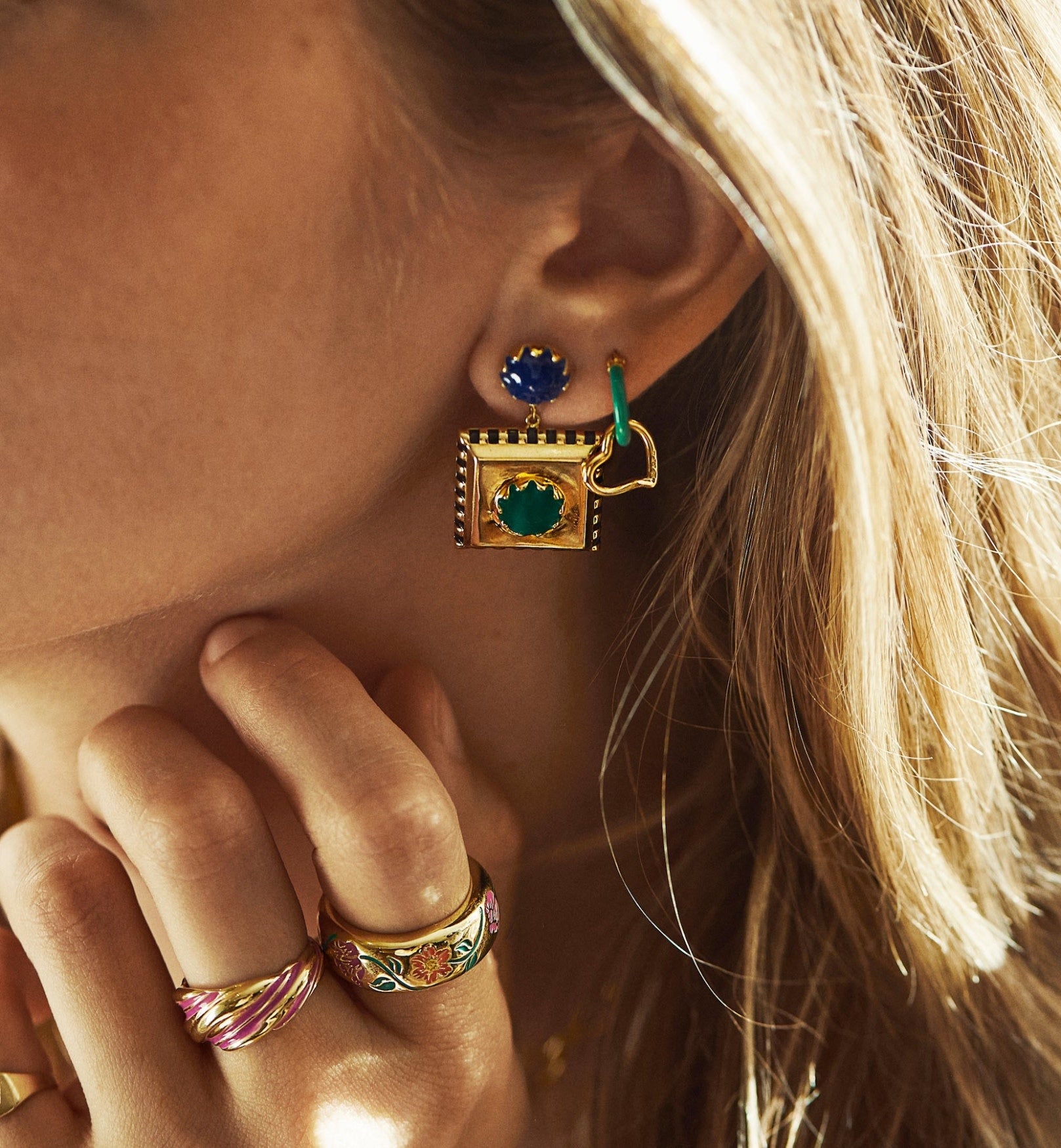 Plain Heart Charm - Gold Plated