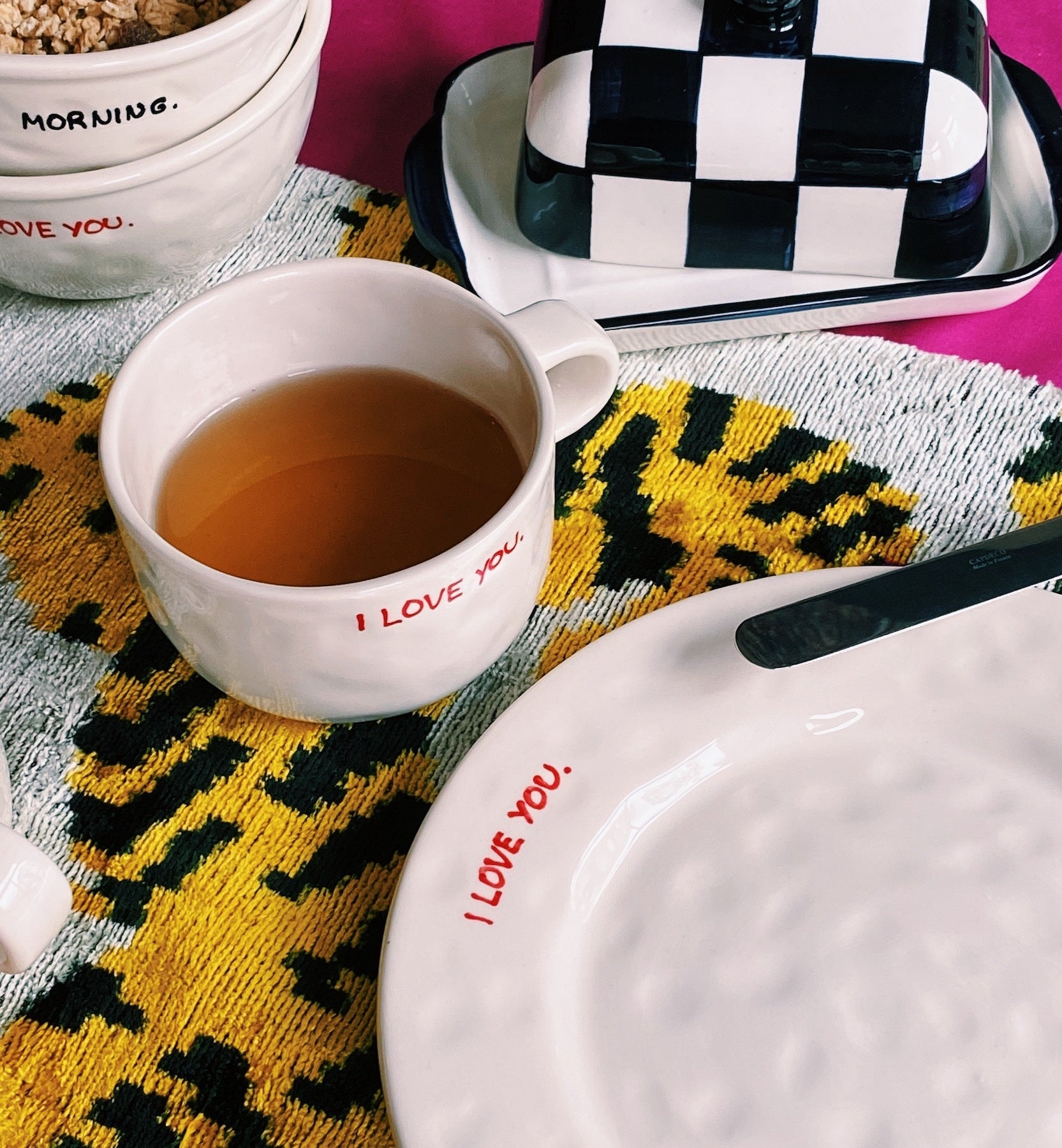 Ik hou van je cappuccino mok