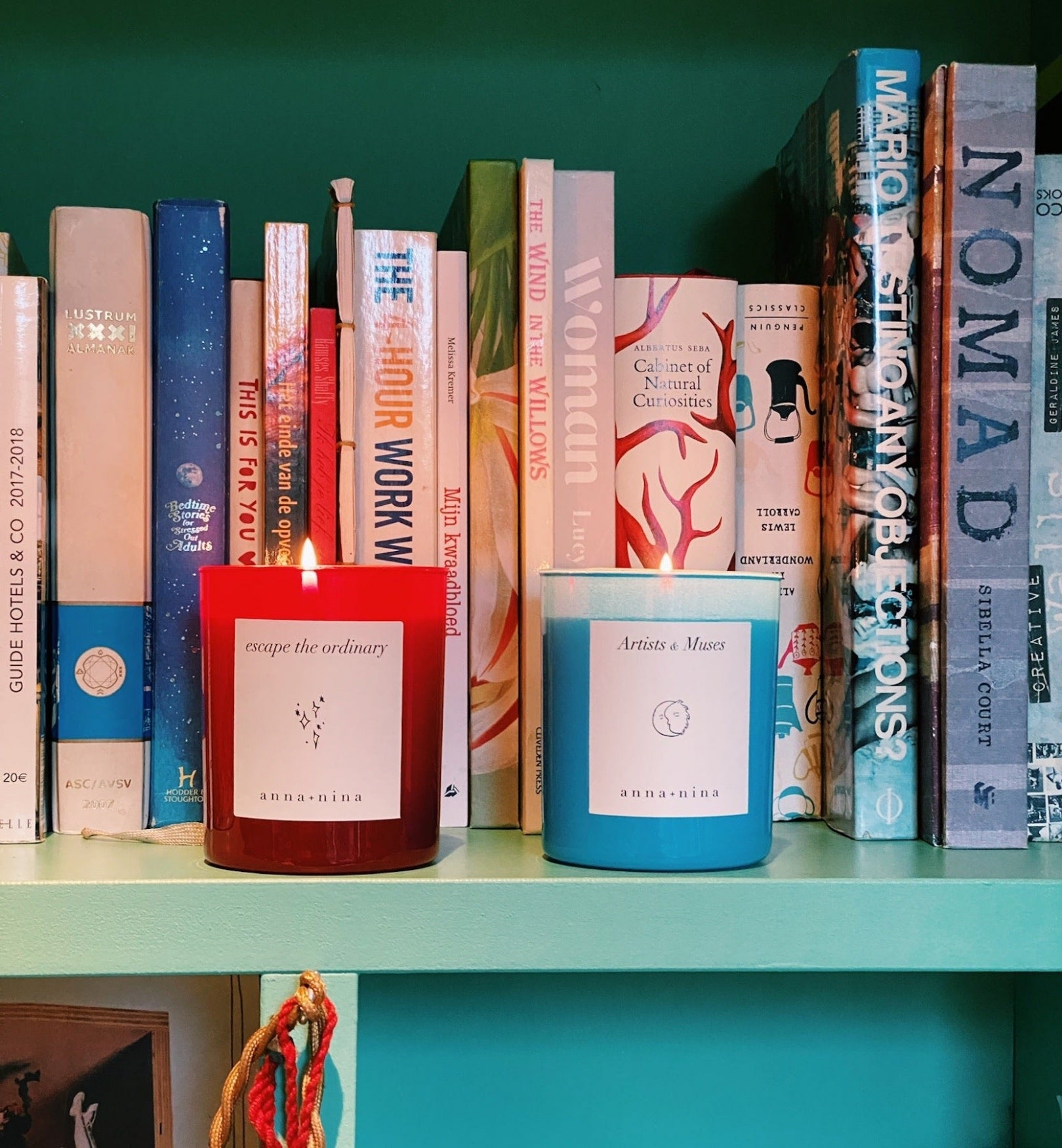 Geurkaars Artists and Muse - blauw