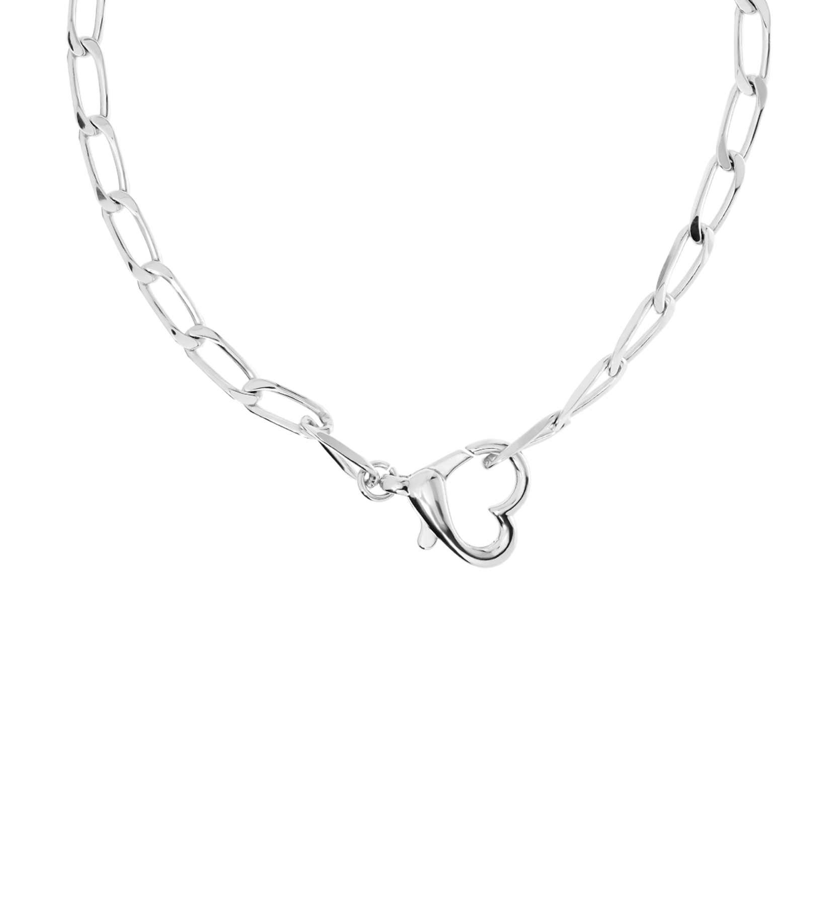 Collier Amour Verrouillé - Argent