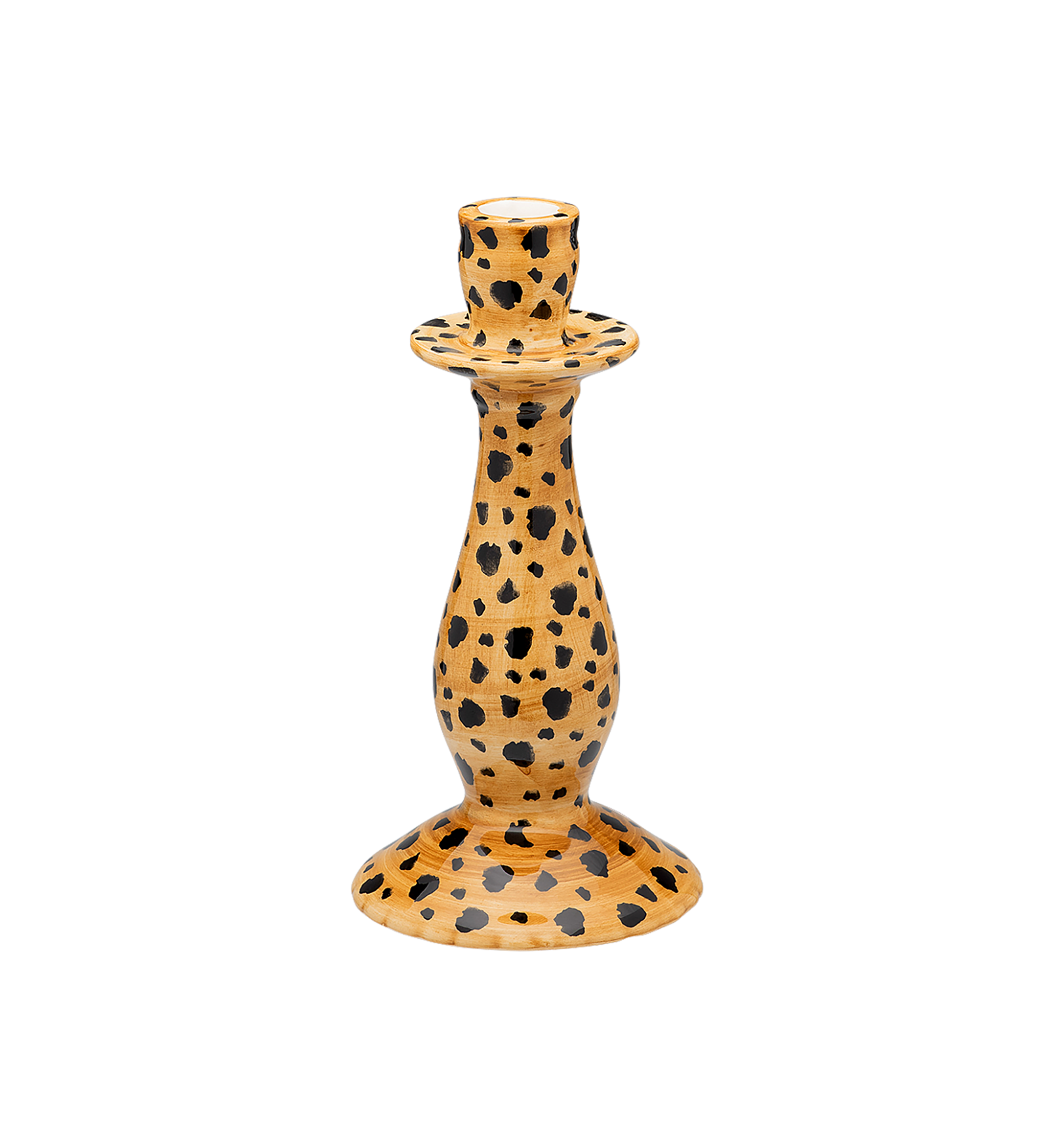Leopard Candle Holder - Brown