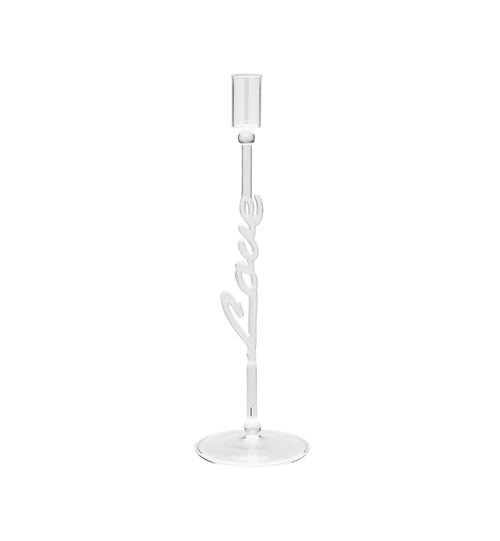 Love Candle Holder - White