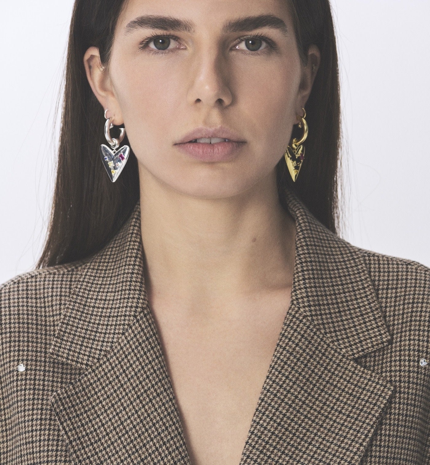 Boucles d'oreilles créoles Karma - Plaqué or