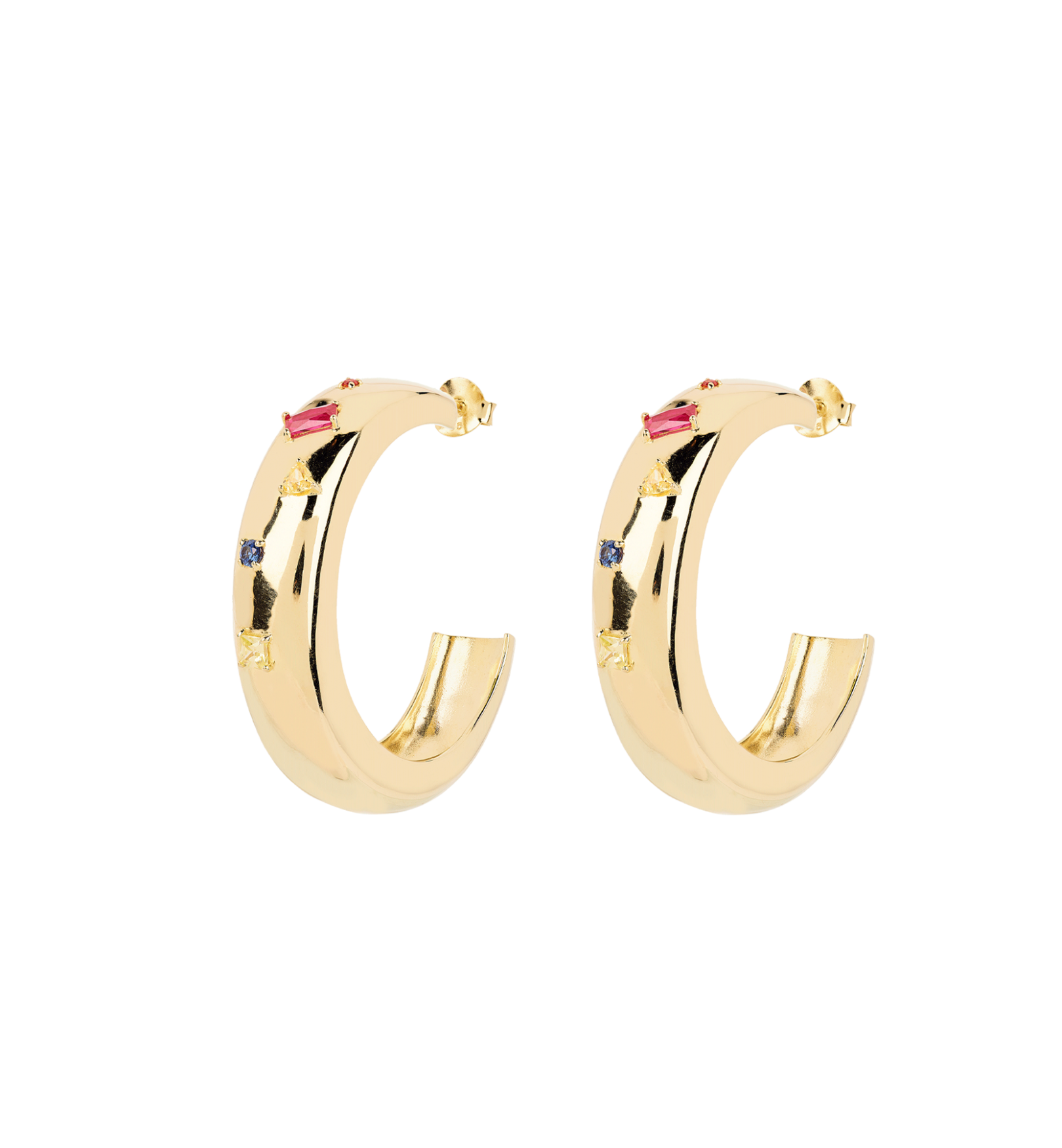 Cosmos oorring - Verguld