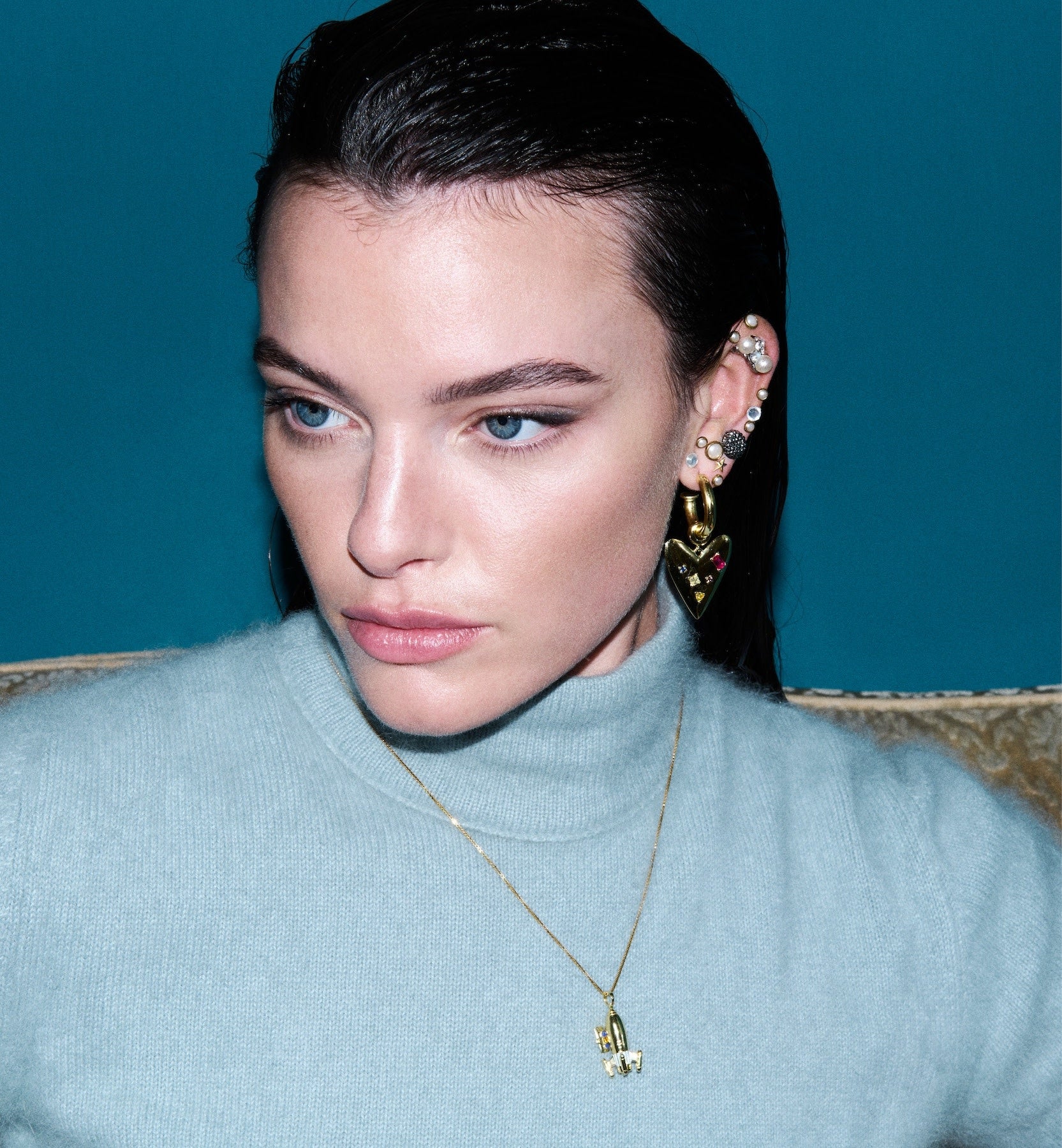 Breloque Into Space - Plaqué or