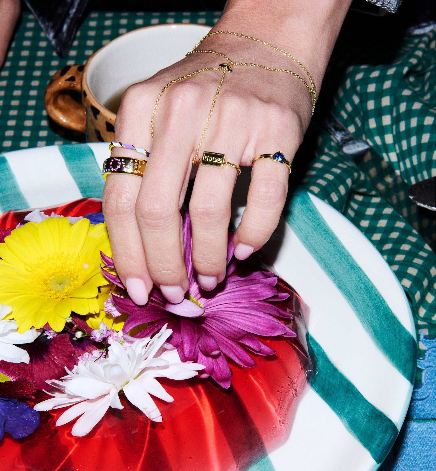 The Platonic Lovers Pinky Ring - Gold Plated