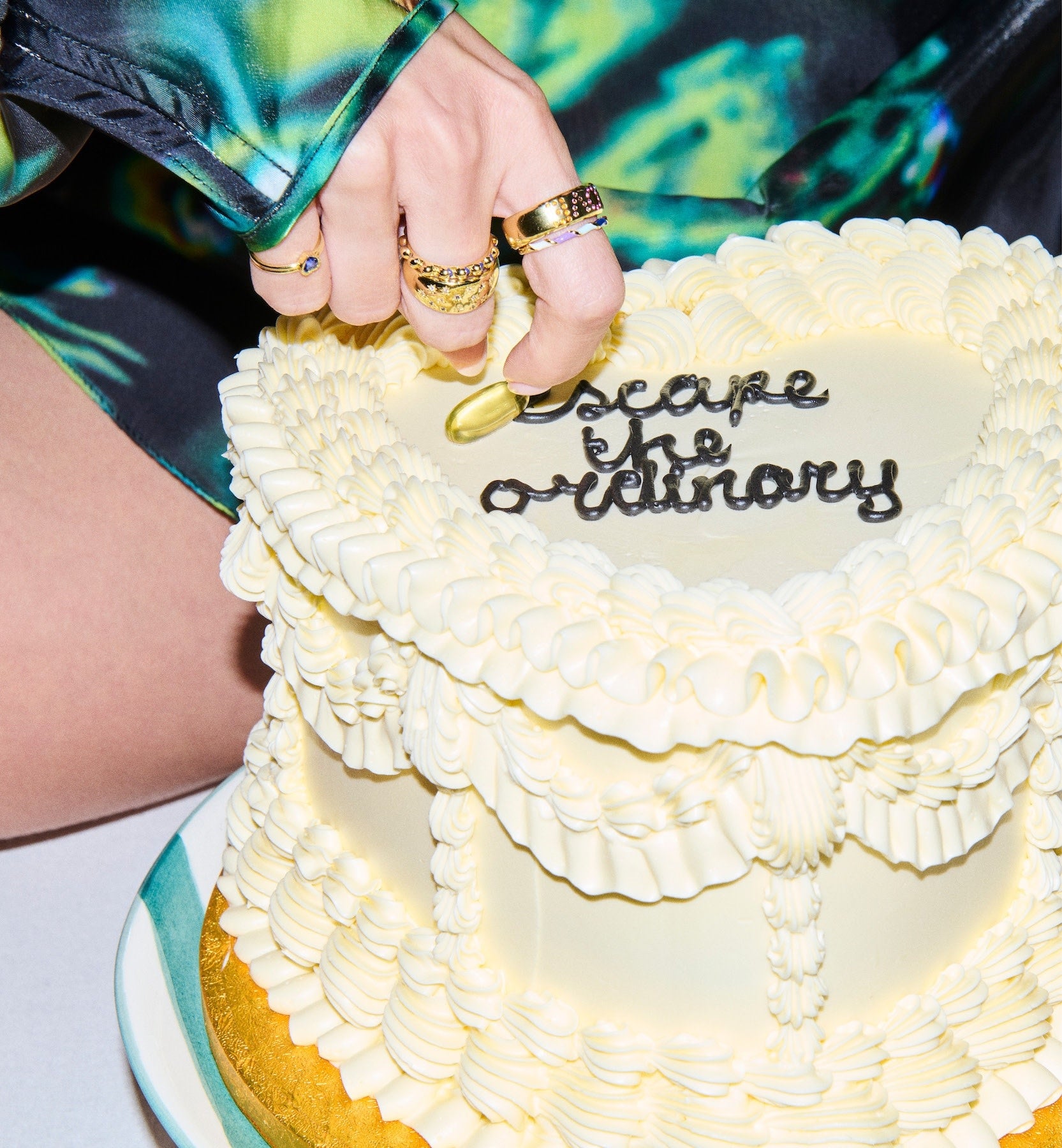 The Platonic Lovers Pinky Ring - Gold Plated