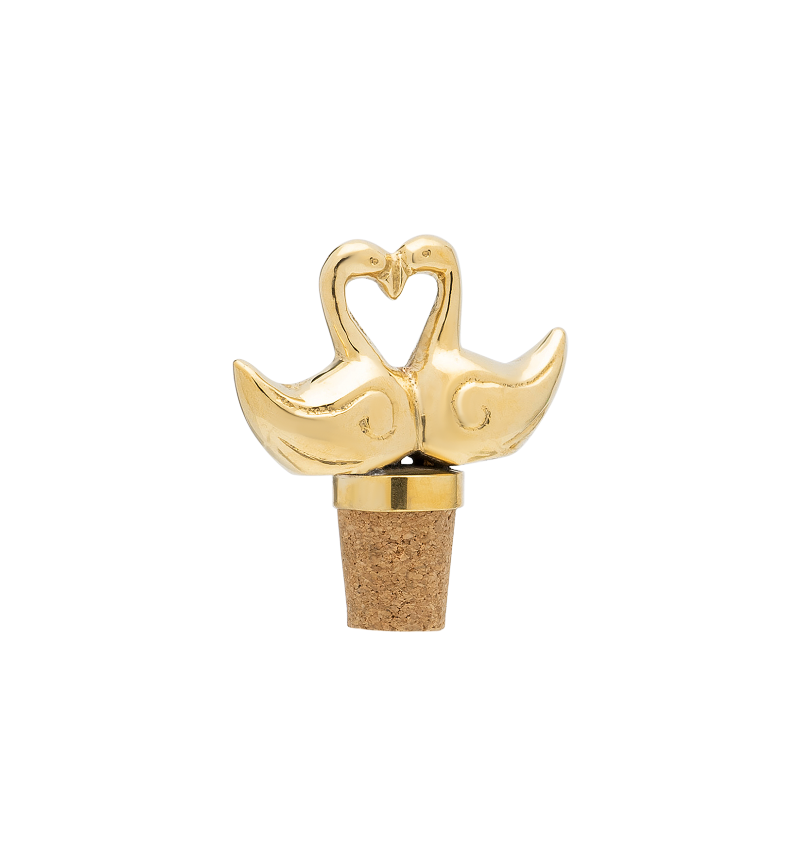 Lovey Dovey Bottle Stopper - Gold