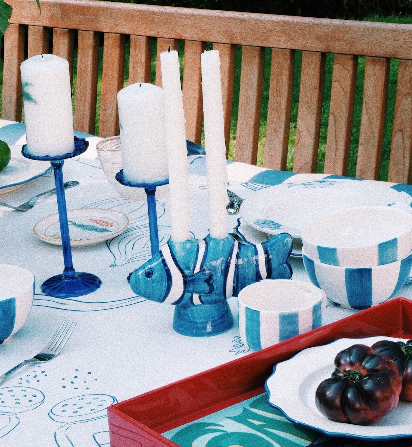 Kandelaar in de vorm van een clownvis