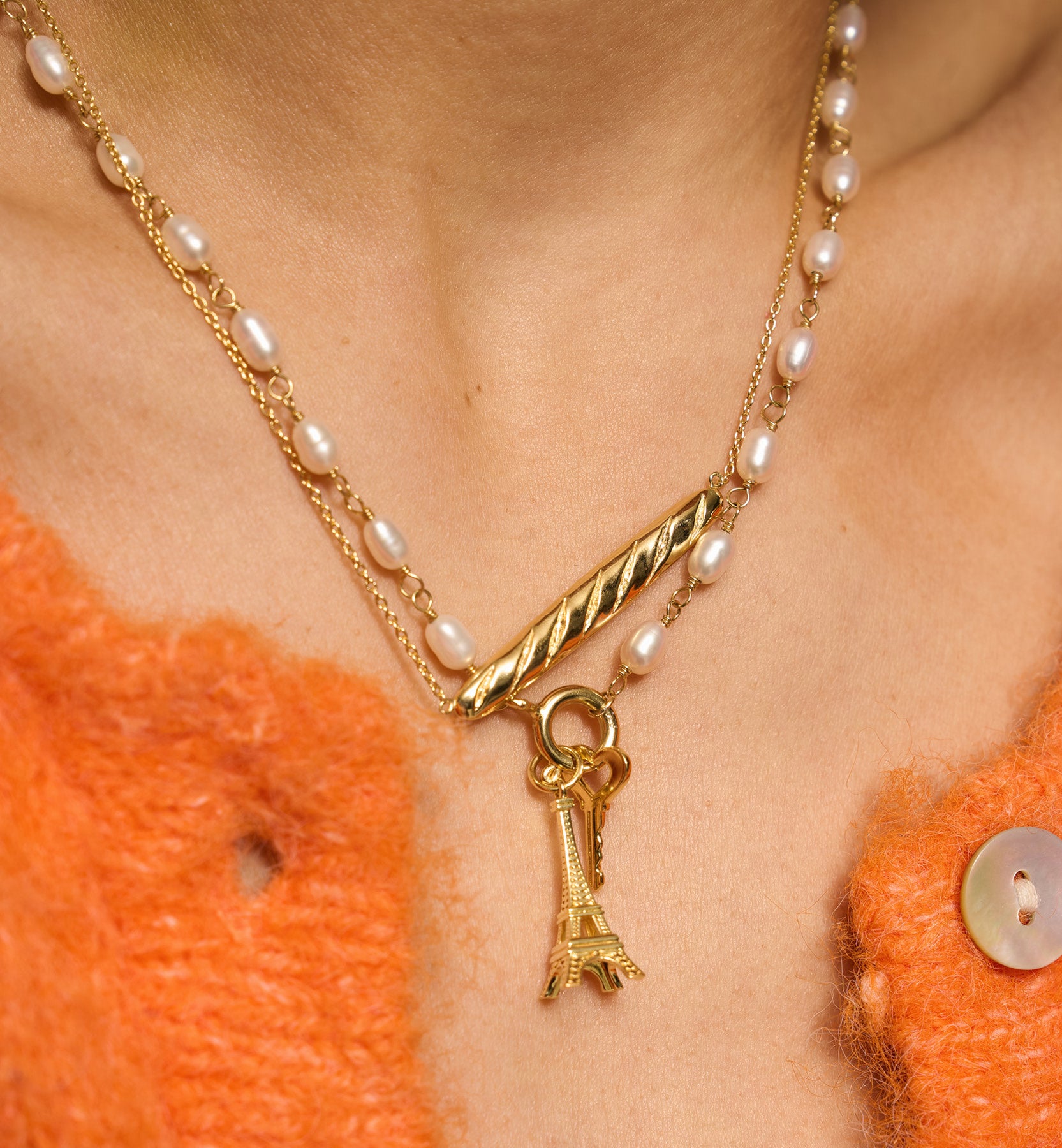 Pont des arts charm - Gold