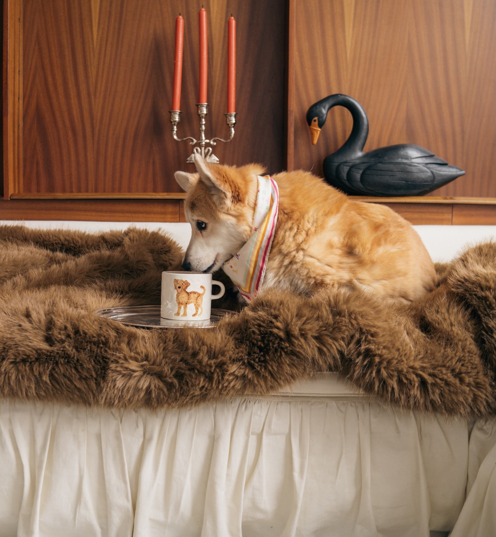 Labradoodle tea mug - Multicolor