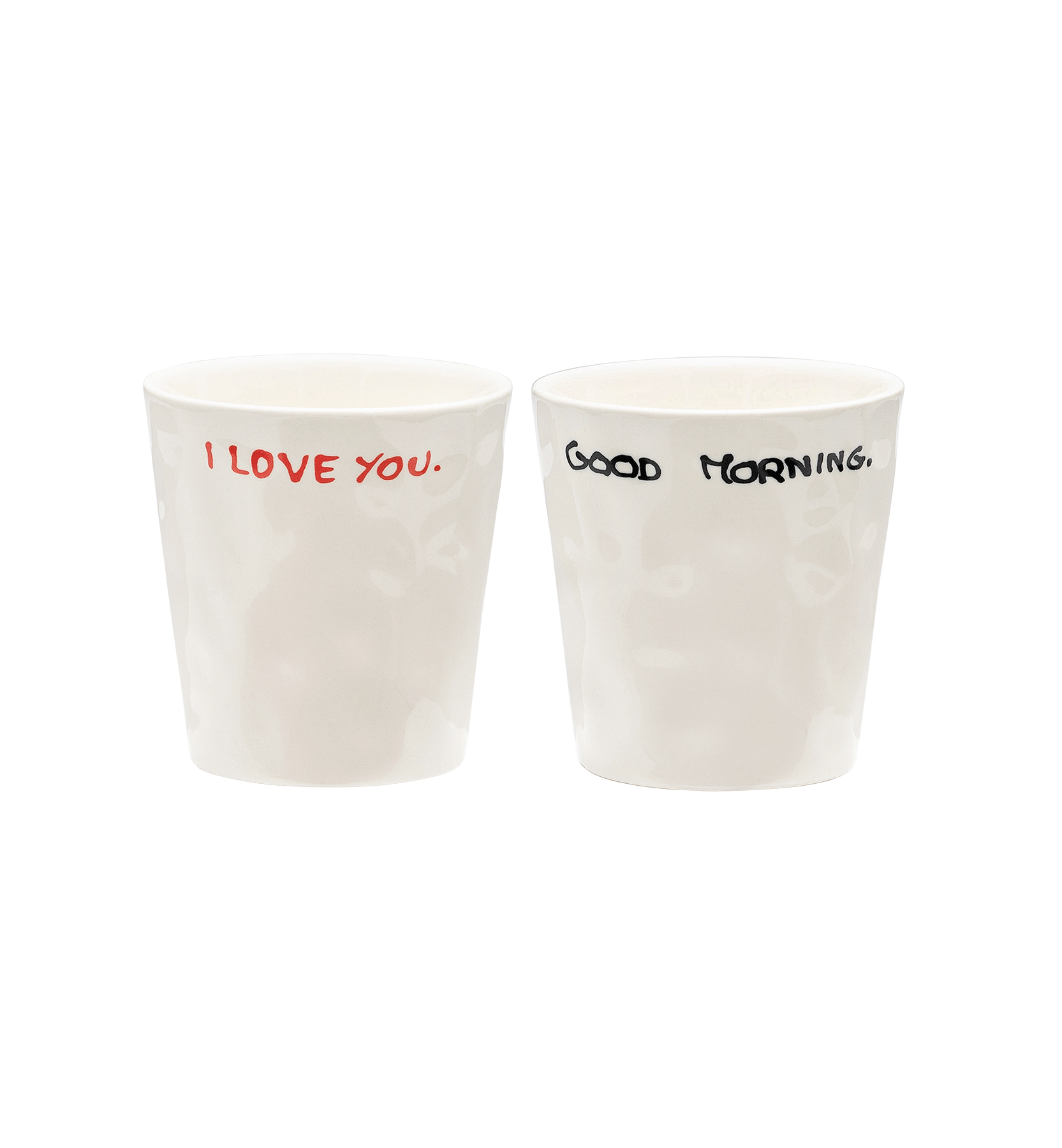 Perfecte set van 2 koffiekopjes voor 's ochtends - Meerkleurig